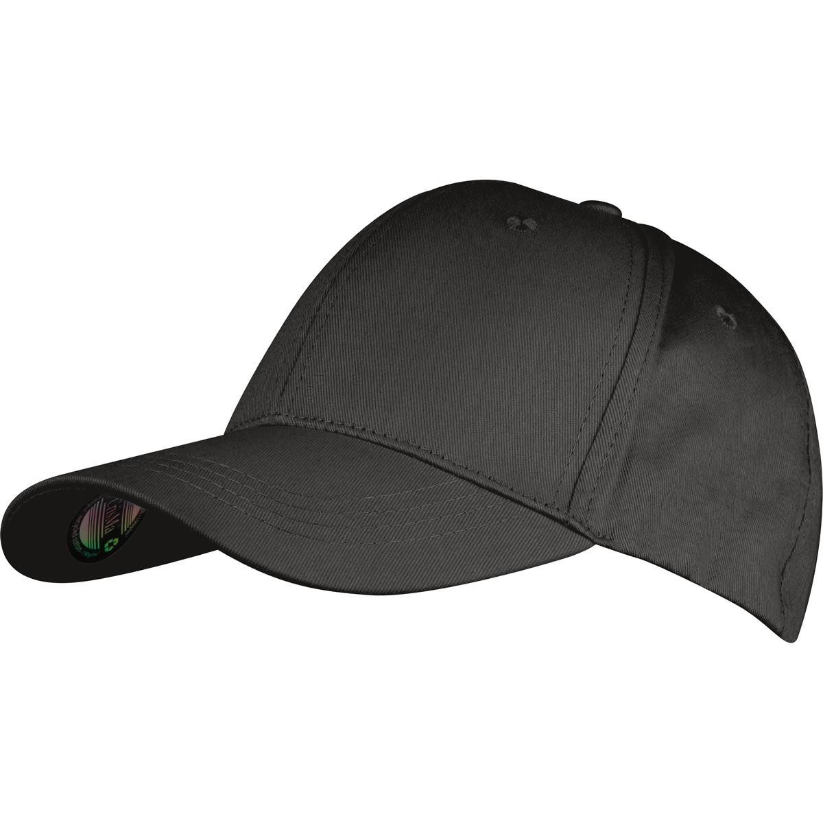 Baseball Cap CrisMa 6 Panel Baseballcap aus recycelter Baumwolle / Farbe: schwarz