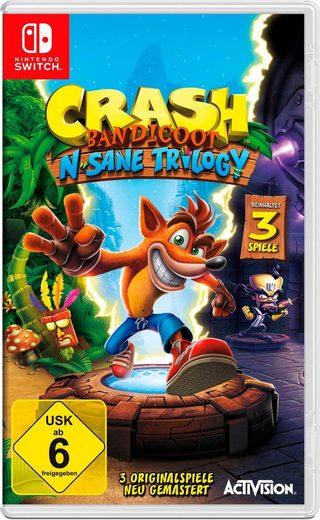 Crash Bandicoot N. Sane Triology Nintendo Switch