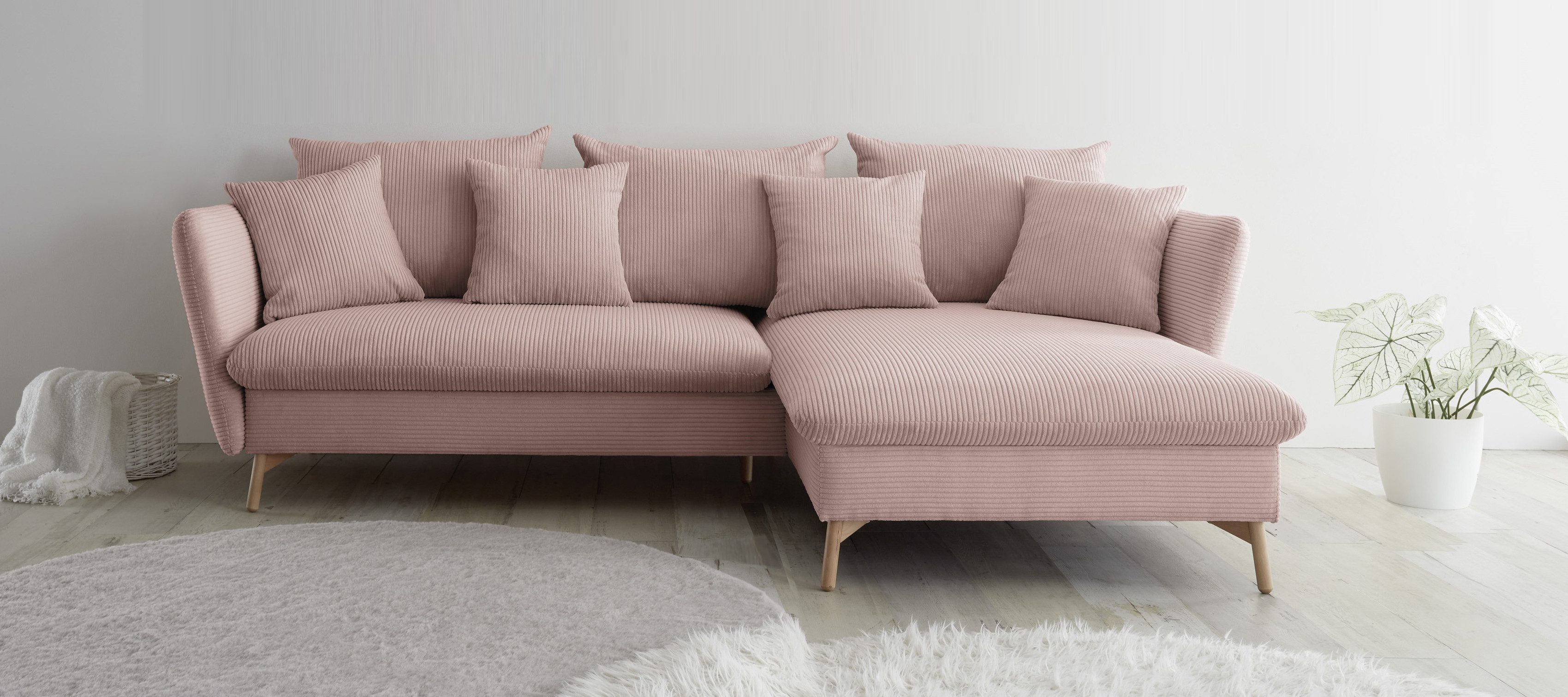 andas Ecksofa MERLE, 258 cm, L-Form, günstig online kaufen