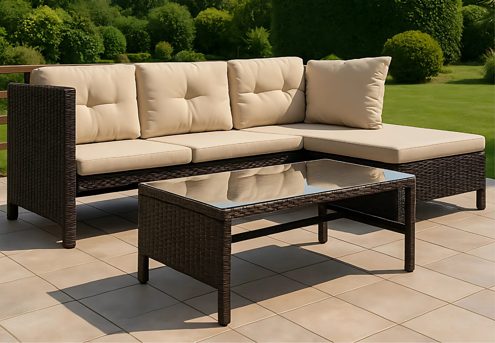Home Collective Gartenlounge-Set Lounge Möbel Outdoor günstig online kaufen