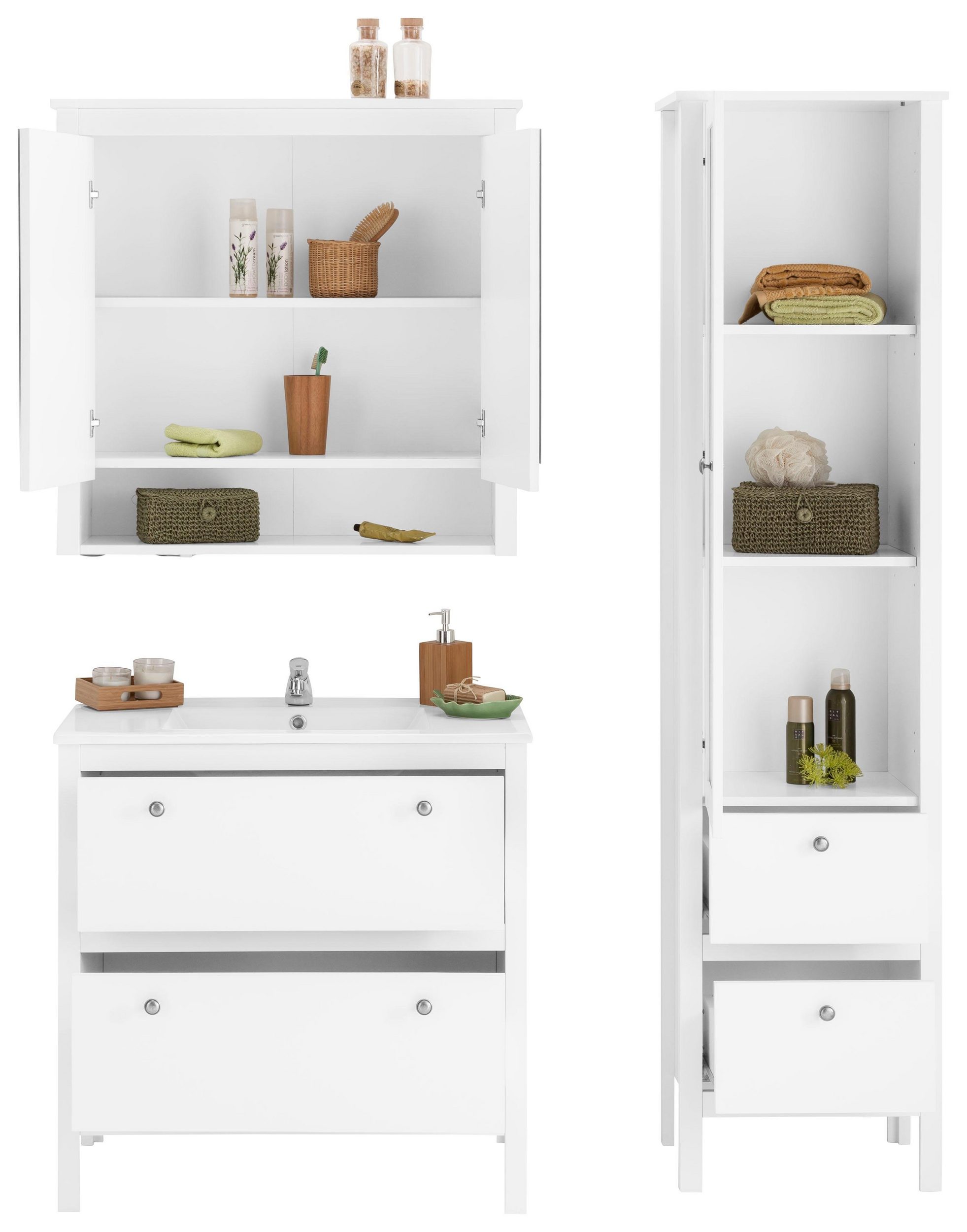 trendteam Badmöbel-Set OLE (Set, 3-tlg) - trendteam