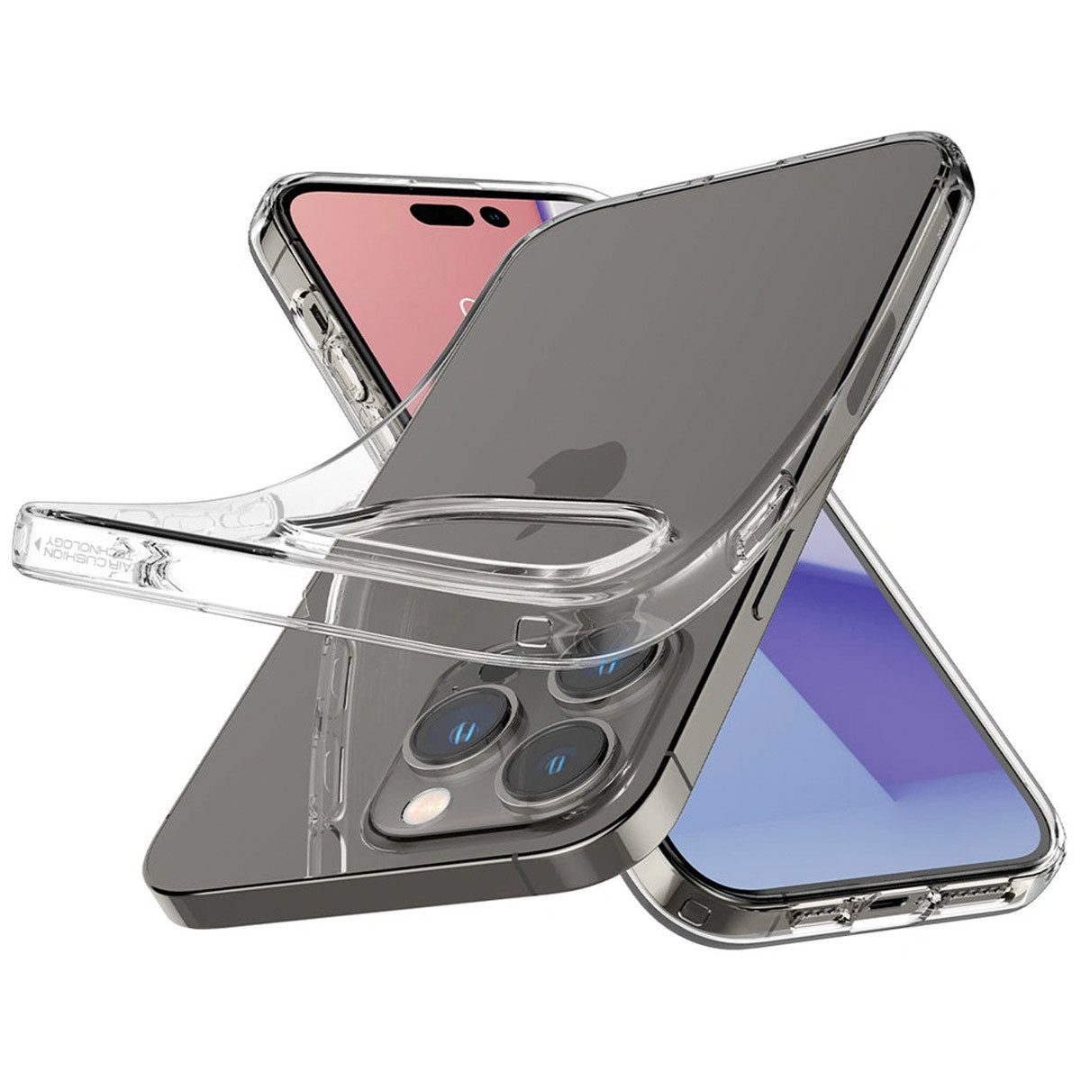 Spigen Backcover Spigen Liquid Crystal Case für das Apple iPhone 14 Pro - Transparent