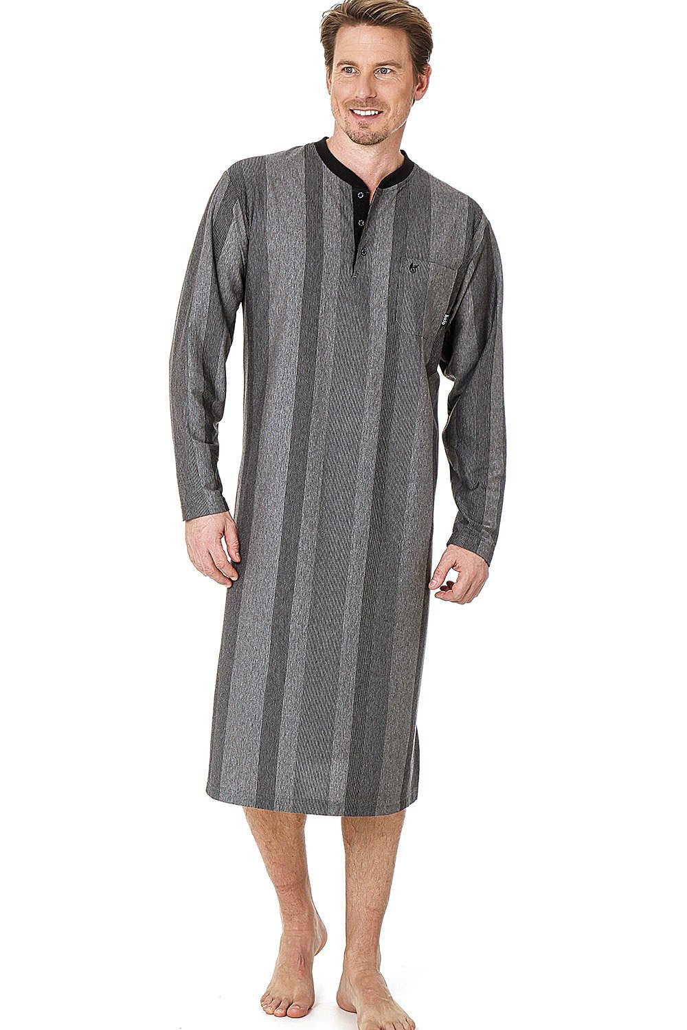 Hajo Nachthemd Klima Komfort Herren Sleepshirt günstig online kaufen