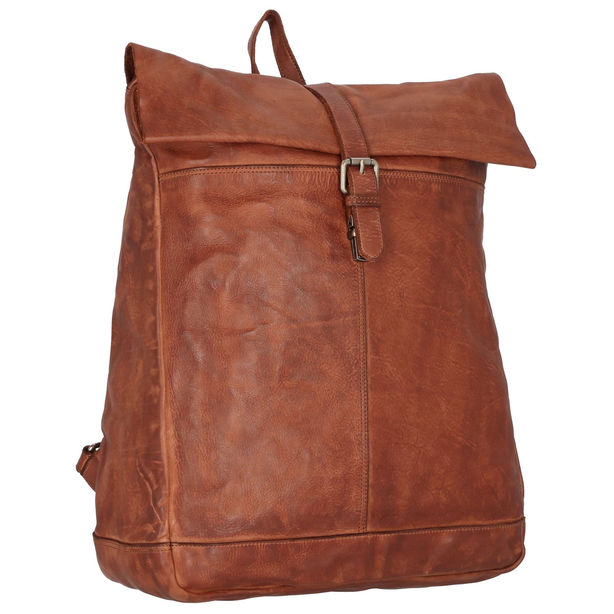 charming Casual, Cool cognac 2nd HARBOUR Laptoprucksack Leder