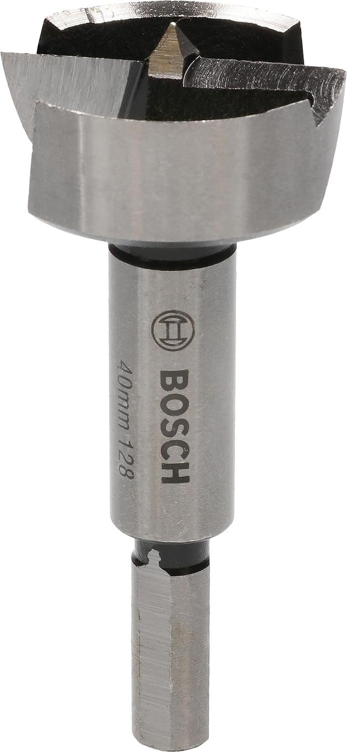 BOSCH Bohrer- und Bitset Bosch Forstnerbohrer 40 mm Holzbohrer Astlochbohrer Scharnierbohrer