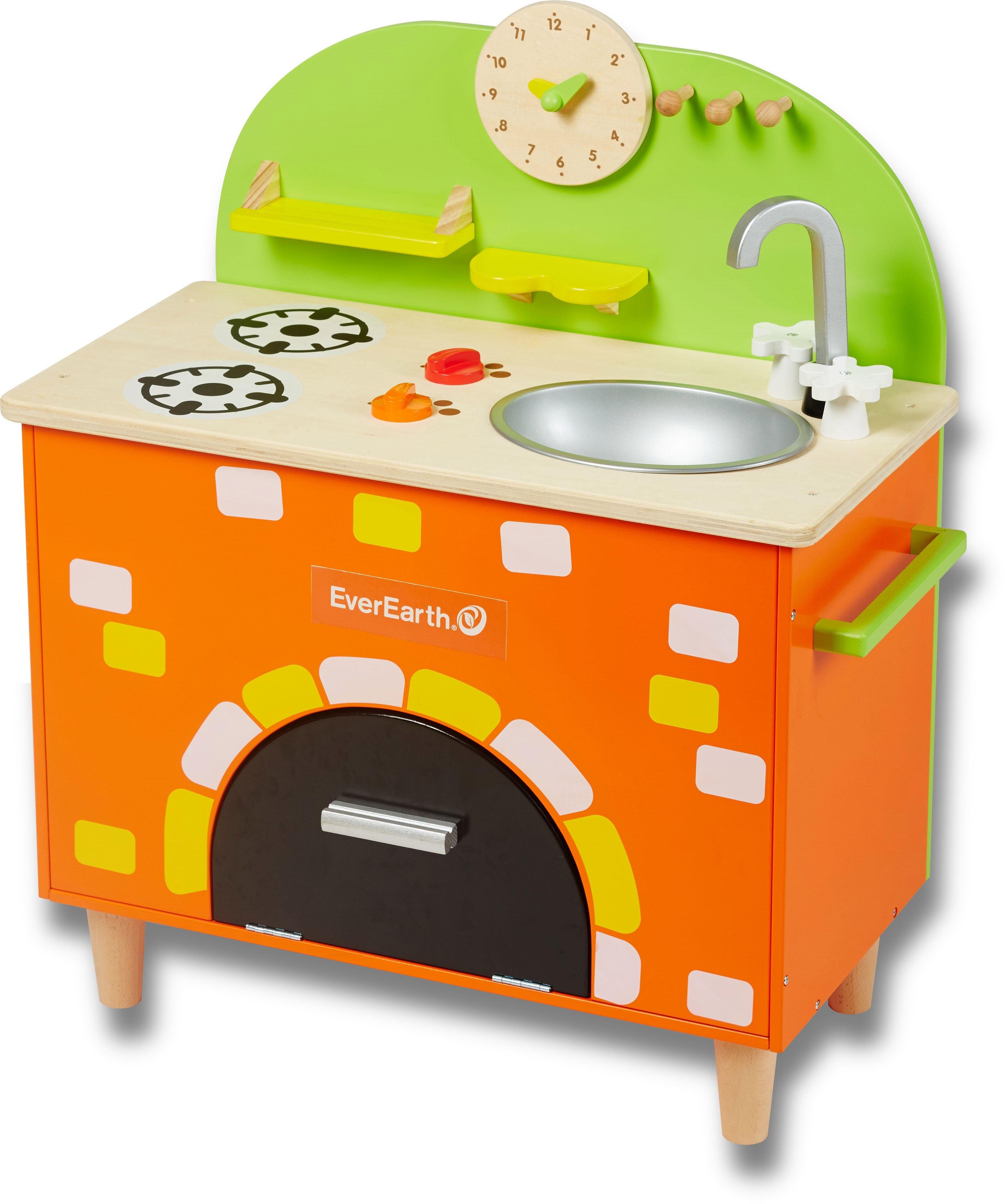 Image of EverEarth® Spielküche Holz, FSC®-Holz aus gewissenhaft bewirtschafteten Wäldern