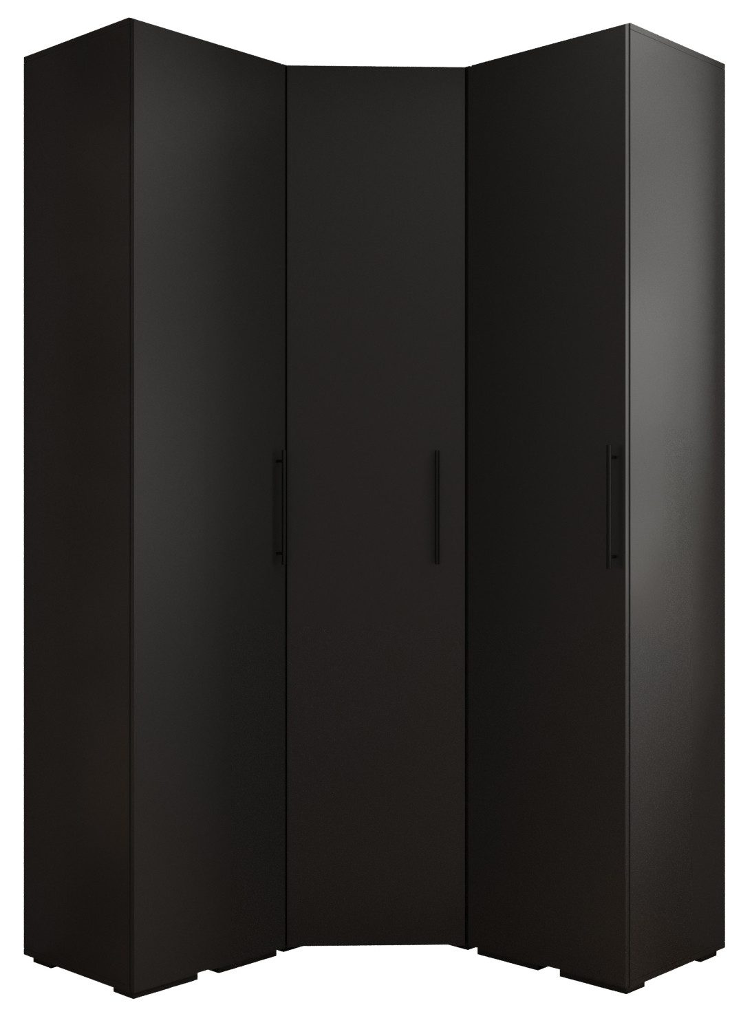 ABIKS MÖBEL Kompaktgarderobe INOVA 3 SATZ 4 Möbelset, Garderobe mit Kleiderstange und Regalen