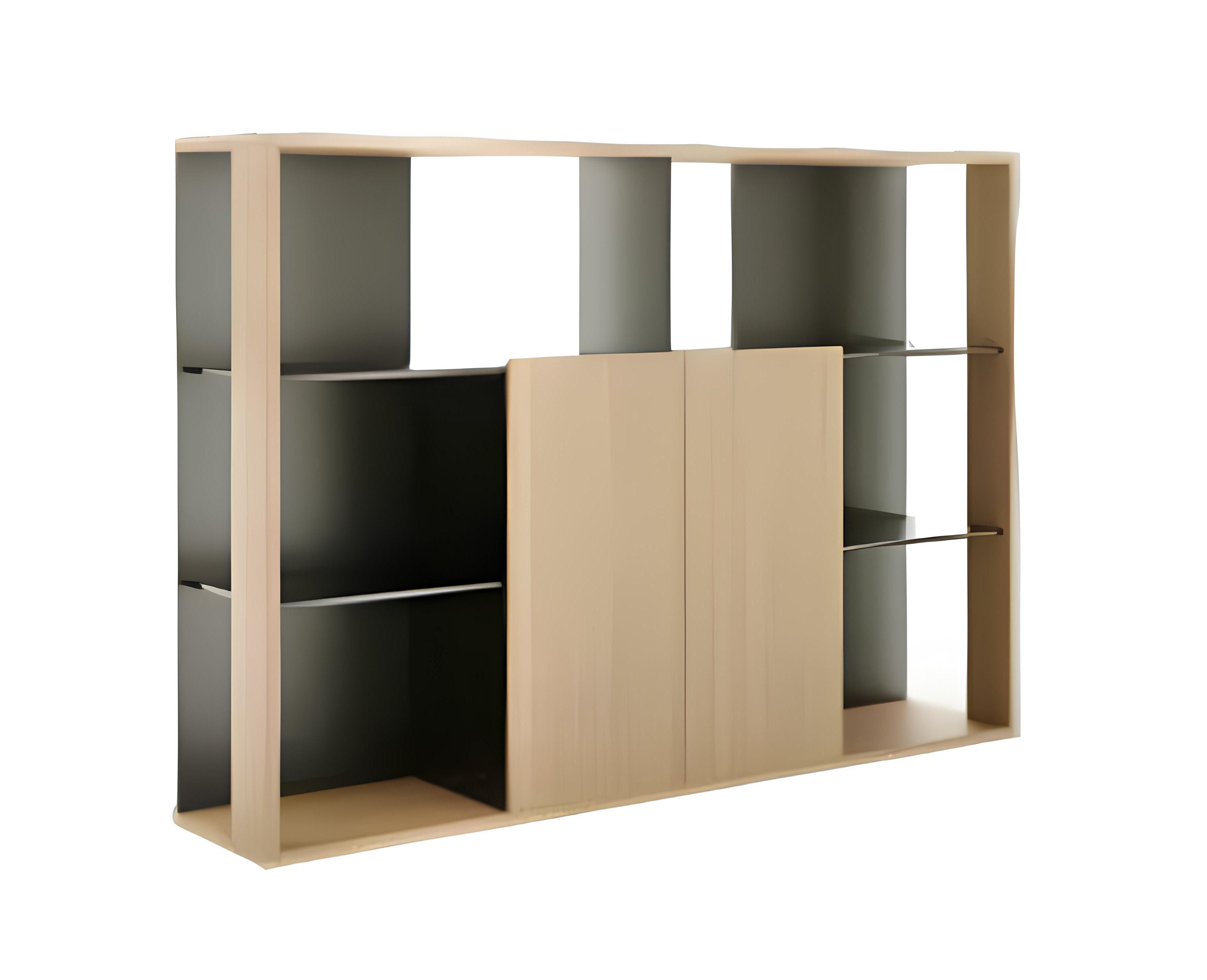 Aktenschrank Brauner Aktenschrank Holzbüromöbel Büroschrank Stauraum Regale