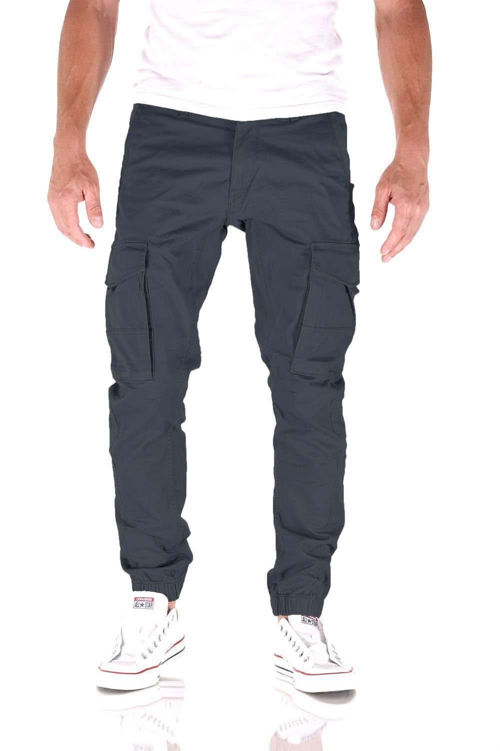 Cargojeans Jack & Jones Paul Flake Tapered Slim Cargo Herren Jeans Hose