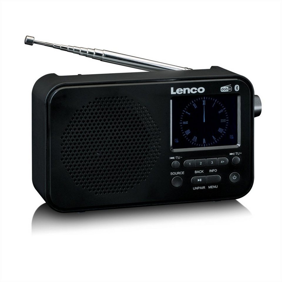 Lenco PDR-036BK - DAB+/FM-Radio Digitalradio (DAB) (Digitalradio (DAB),  Teleskopantenne