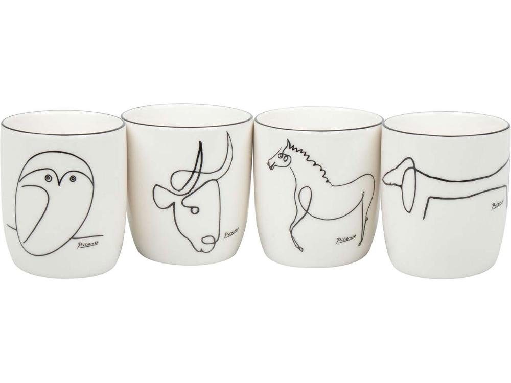 Becher Könitz Becher-Set 'Picasso Animaux', 4 Stück