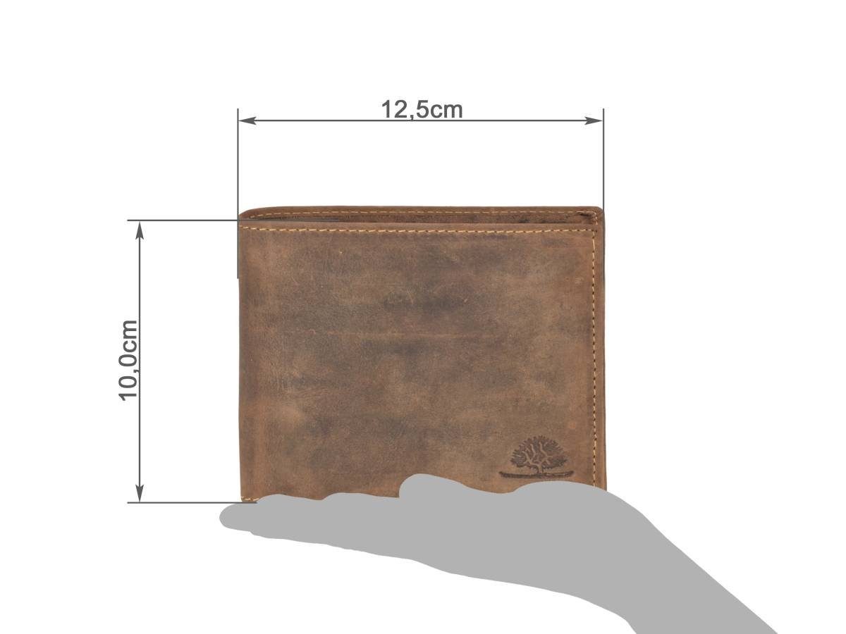 Greenburry Geldbörse Vintage, Portemonnaie, Lederbörse, Herrenbörse mit RFI günstig online kaufen