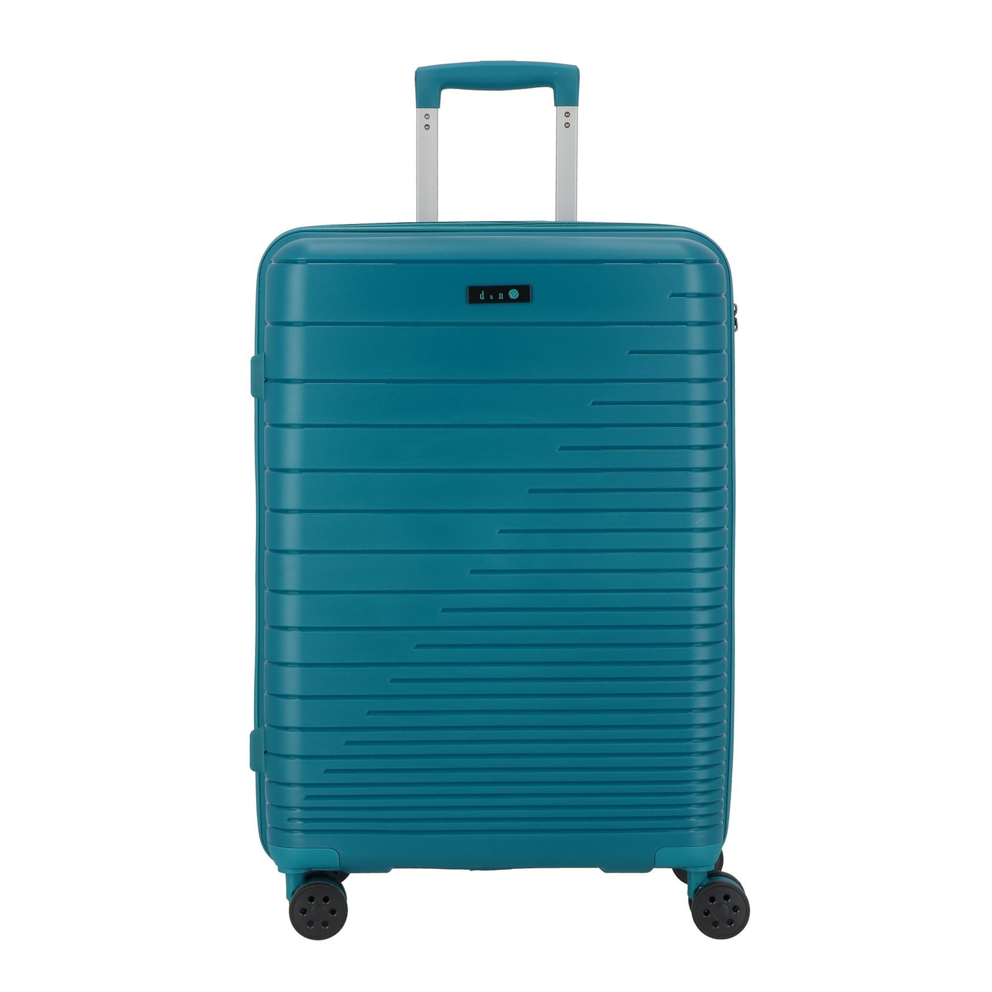 D&N Hartschalen-Trolley Travel Line, 4 Rollen, Polypropylen