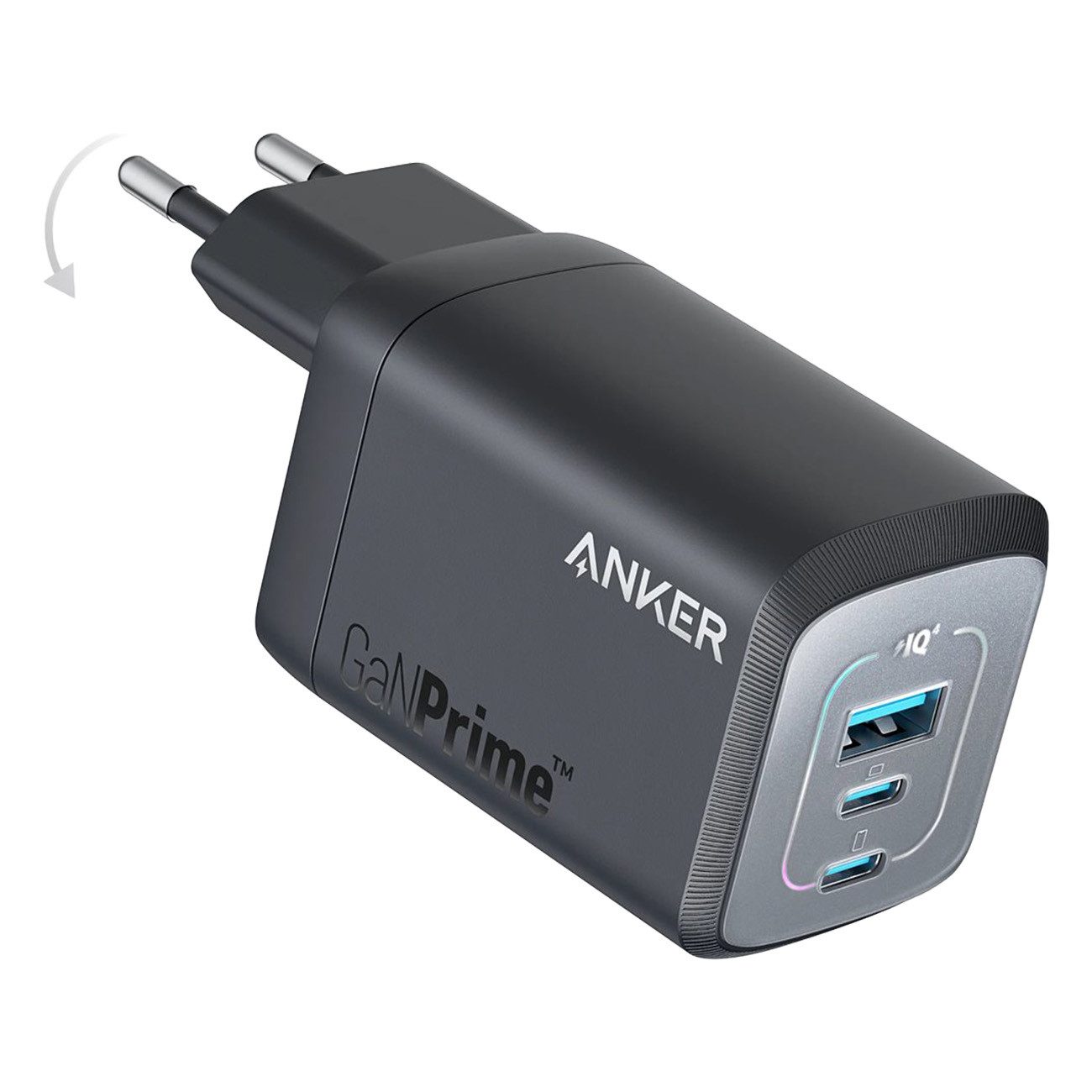 Anker 735 Prime Smartphone-Ladegerät (kompaktes Design, 67 W Maximalleistung, 3 Geräte gleichzeitig aufladen)