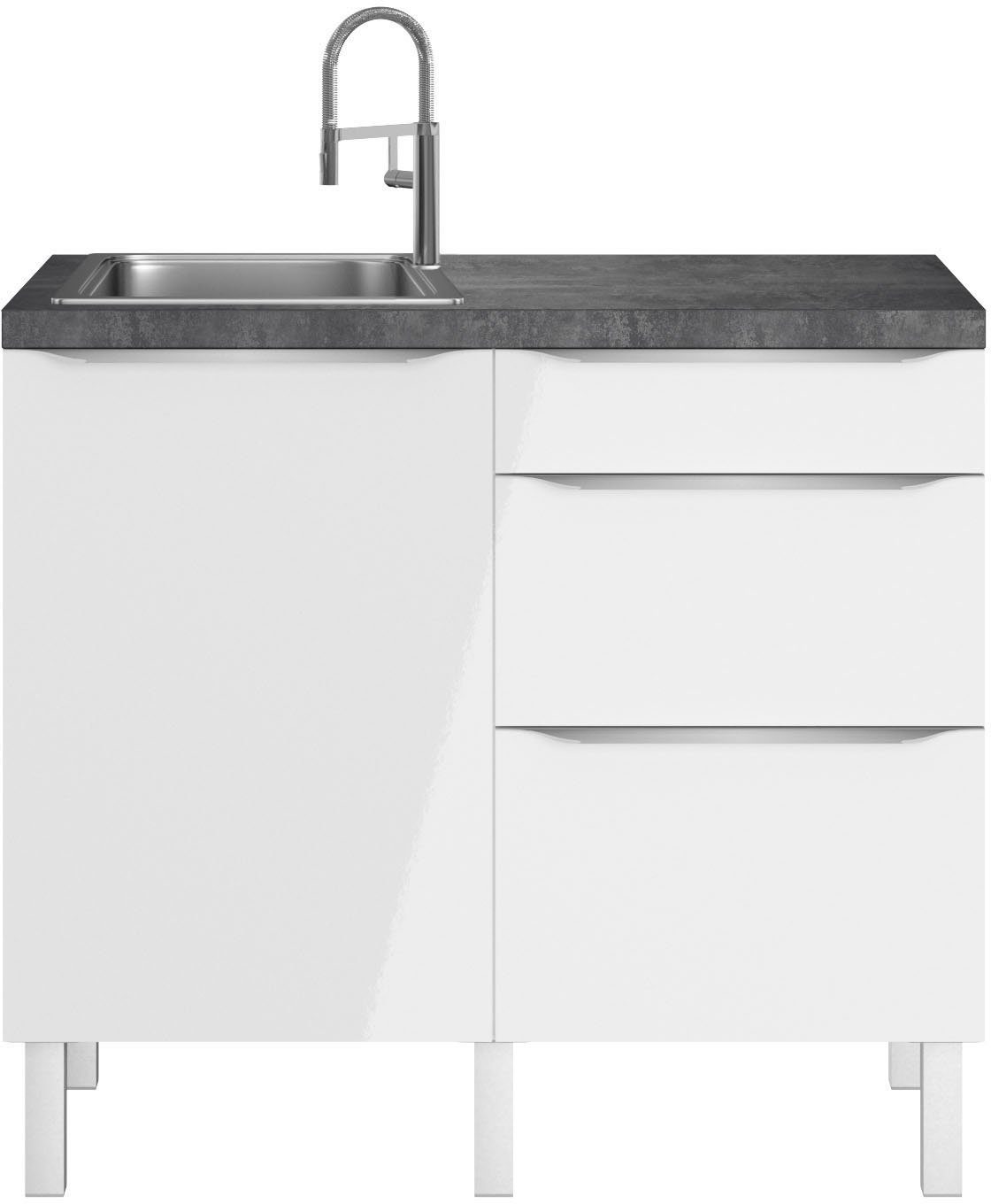 OPTIFIT Pantryküche Lilly2, Breite 100 cm