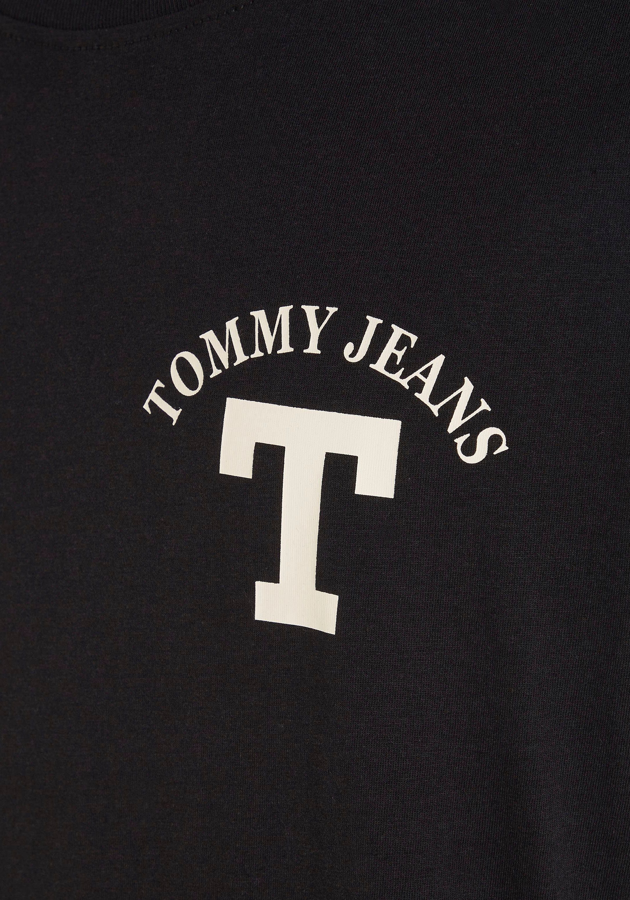 LETTERMAN Jeans Tommy REG TJM T-Shirt TEE CURVED Black