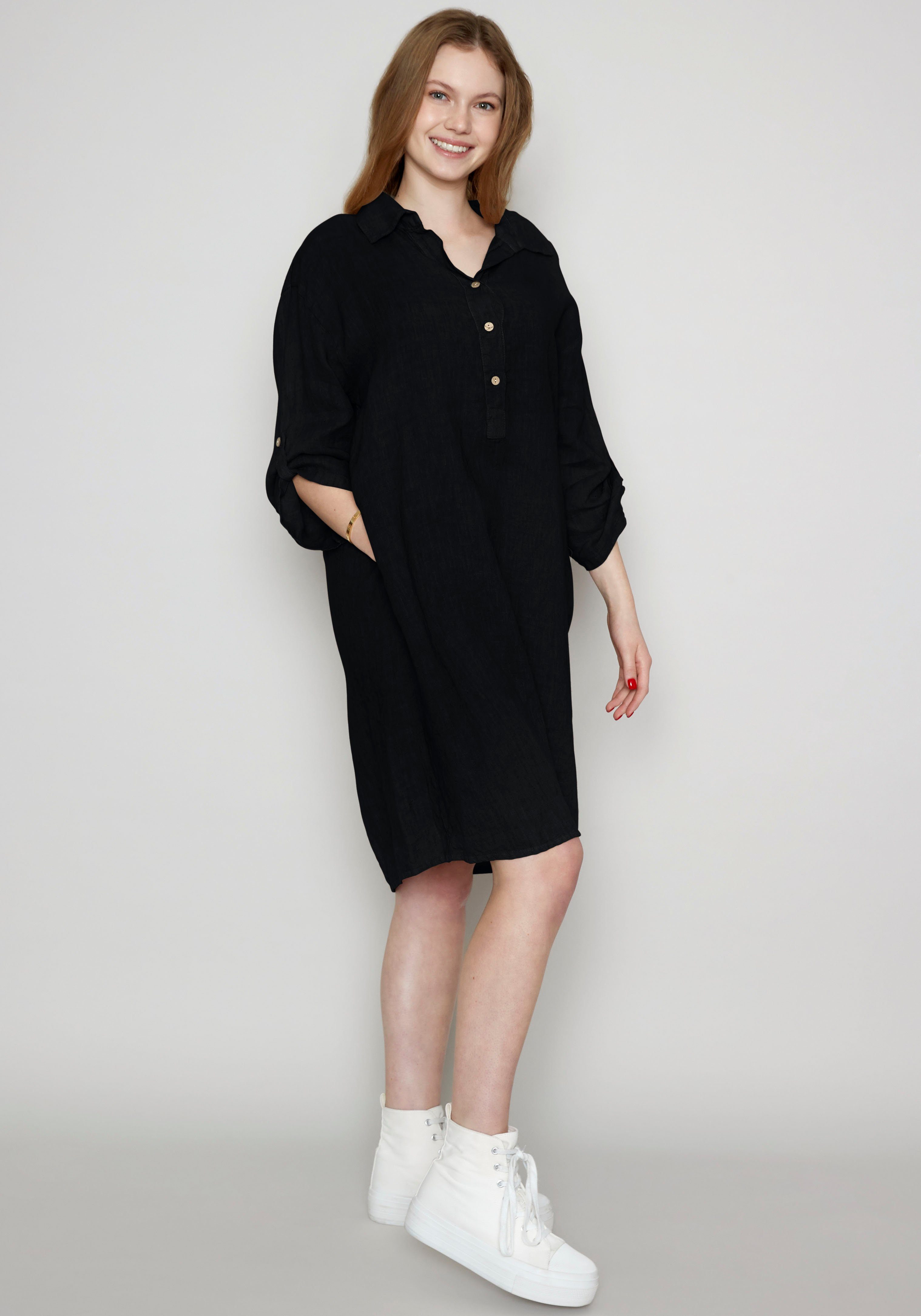 ZABAIONE Sommerkleid Ma44ja (1-tlg) aus reinem Leinen