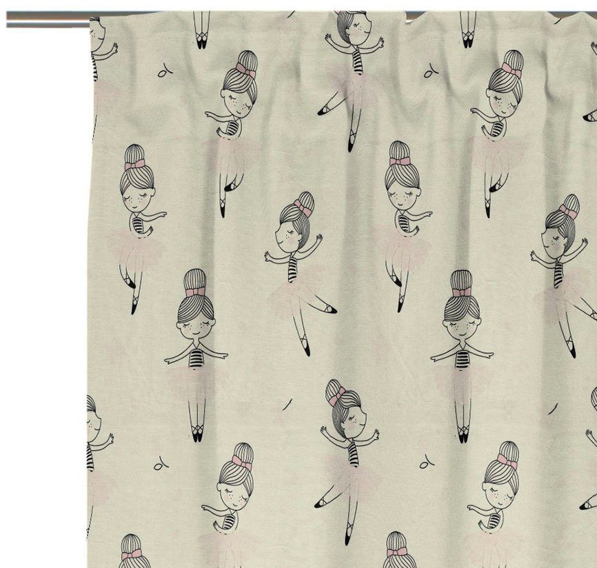 Adam Vorhang Ballerina (1 St), Multifunktionsband, blickdicht, Jacquard, aus 100% Bio-Baumwolle