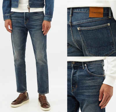 Tom Ford 5-Pocket-Jeans TOM FORD SELVEDGE DENIM TAPERED FIT PANTS JEANS HOSE TROUSERS MADE IN