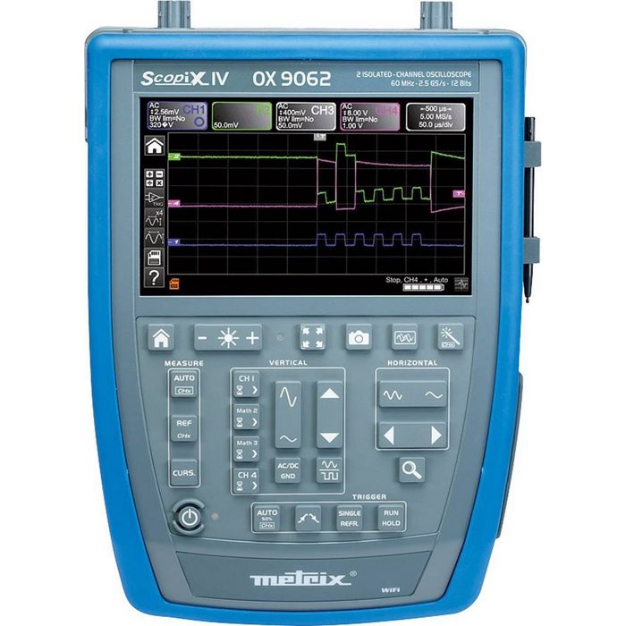 voelkner selection Metrix OX 9062 Digital-Oszilloskop 60 MHz 2-Kanal 2.5 GSa/s 100 kpts Labor-Netzteil