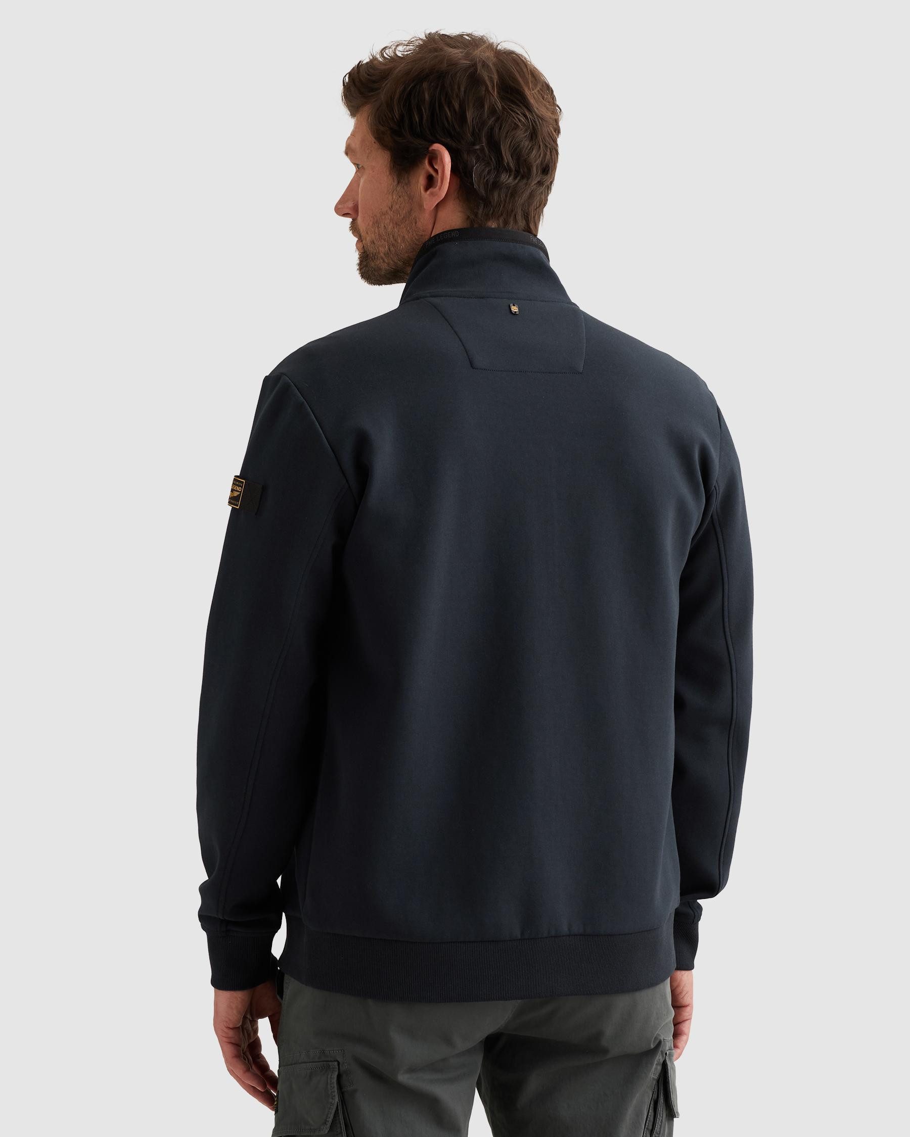PME LEGEND Sweatjacke seitliche Eingrifftaschen mit Reißverschluss
