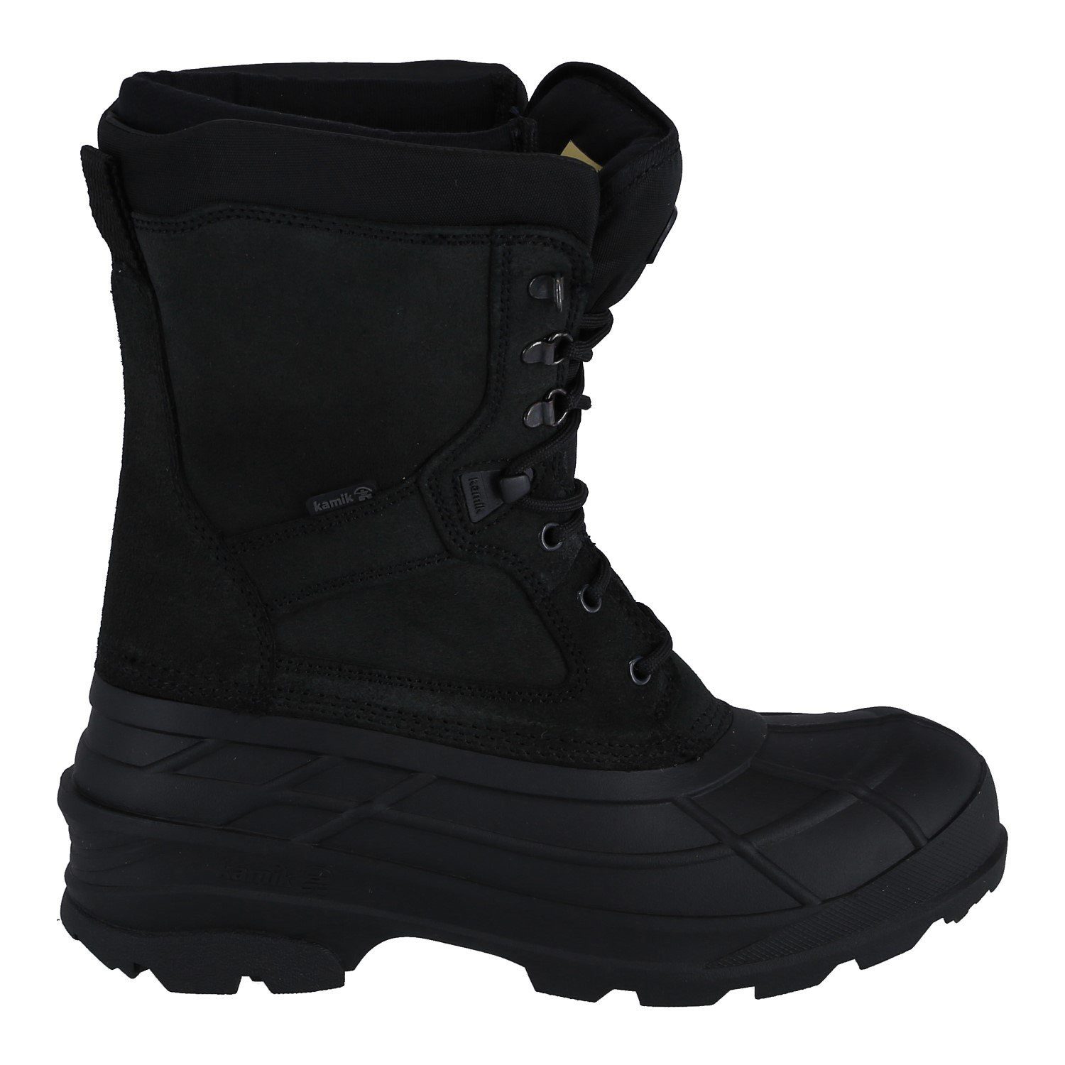 Kamik NationPlus (Wildleder, wasserdicht) schwarz Herren Winterstiefel günstig online kaufen