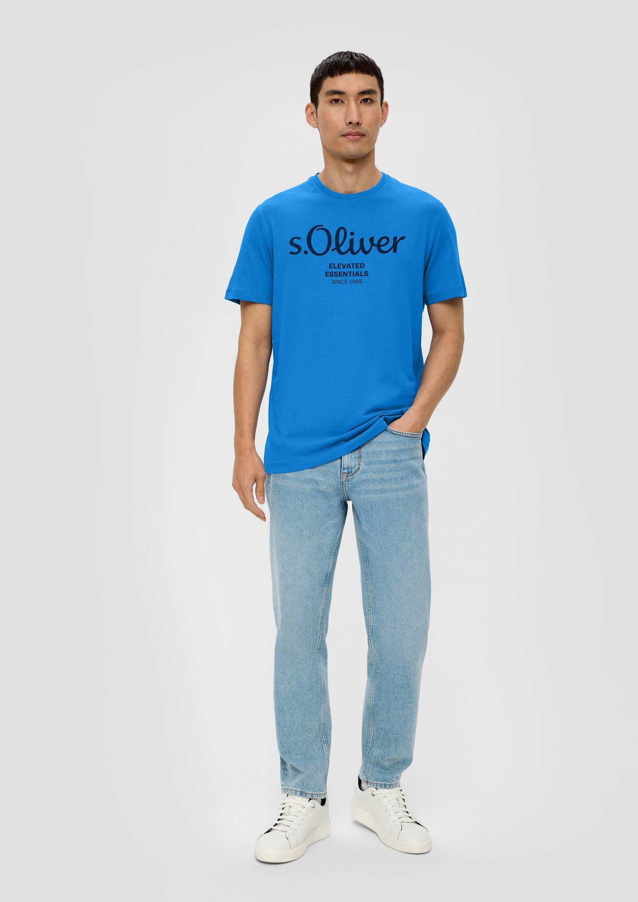 s.Oliver Kurzarmshirt T-Shirt s.Oliver Print-Shirt