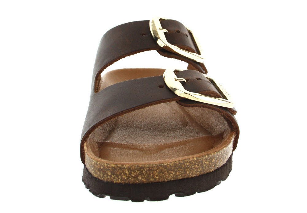 SUPERSOFT Fjort Damen Pantolette mit Fußbett Keilpantolette