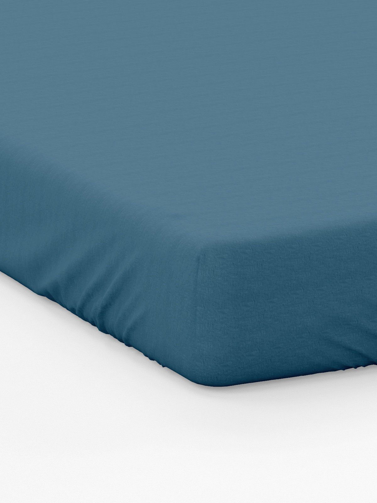 Cotton Box Spannbettlaken Renforcé Spannbettlaken Petrol günstig online kaufen