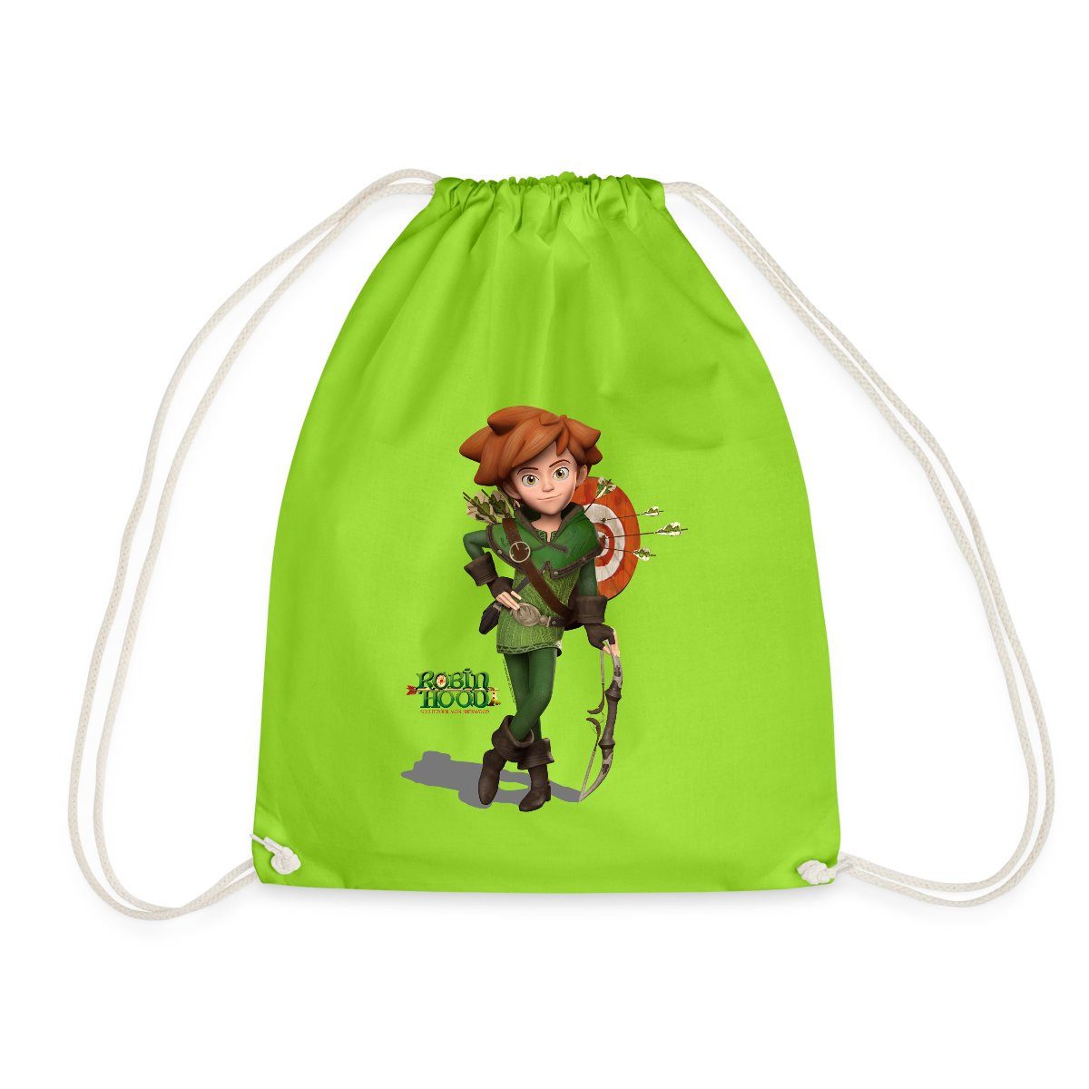 Turnbeutel Robin Hood Mit Pfeil Und Bogen Turnbeutel