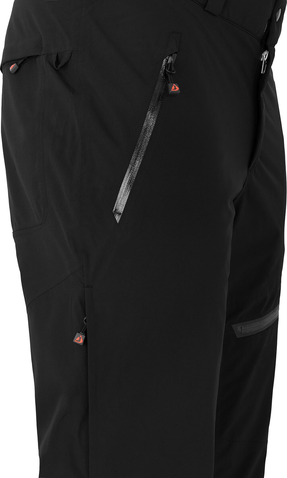 Bergson Skihose ESCAPE Herren Skihose, sportlich, 20000 mm Wassersäule, Normalgrößen, schwarz