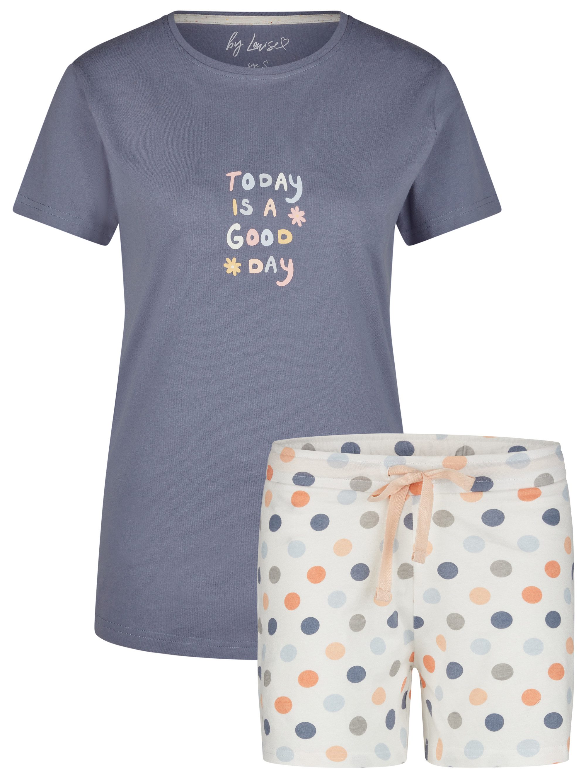 By Louise Shorty Dreamy Nights (Set, 2 tlg., 2-teilig) Damen Pyjama kurz Sh günstig online kaufen