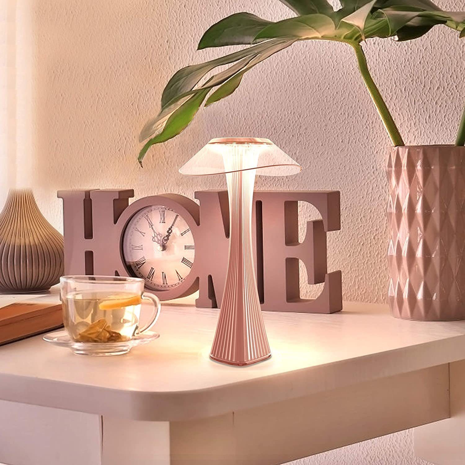 Nettlife LED Nachttischlampe Dimmbar Modern USB mit 3 Helligkeitsstufen Tis günstig online kaufen