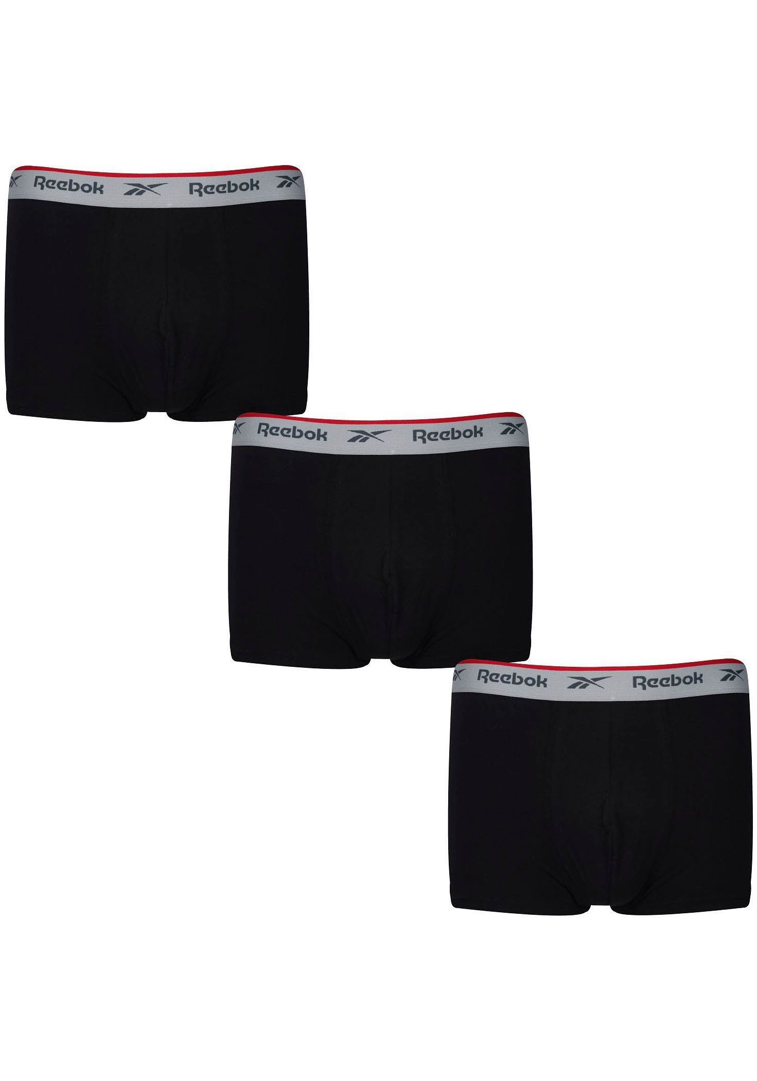 Reebok Trunk OVETT (Packung, 3-St) mit elastischem Logobund