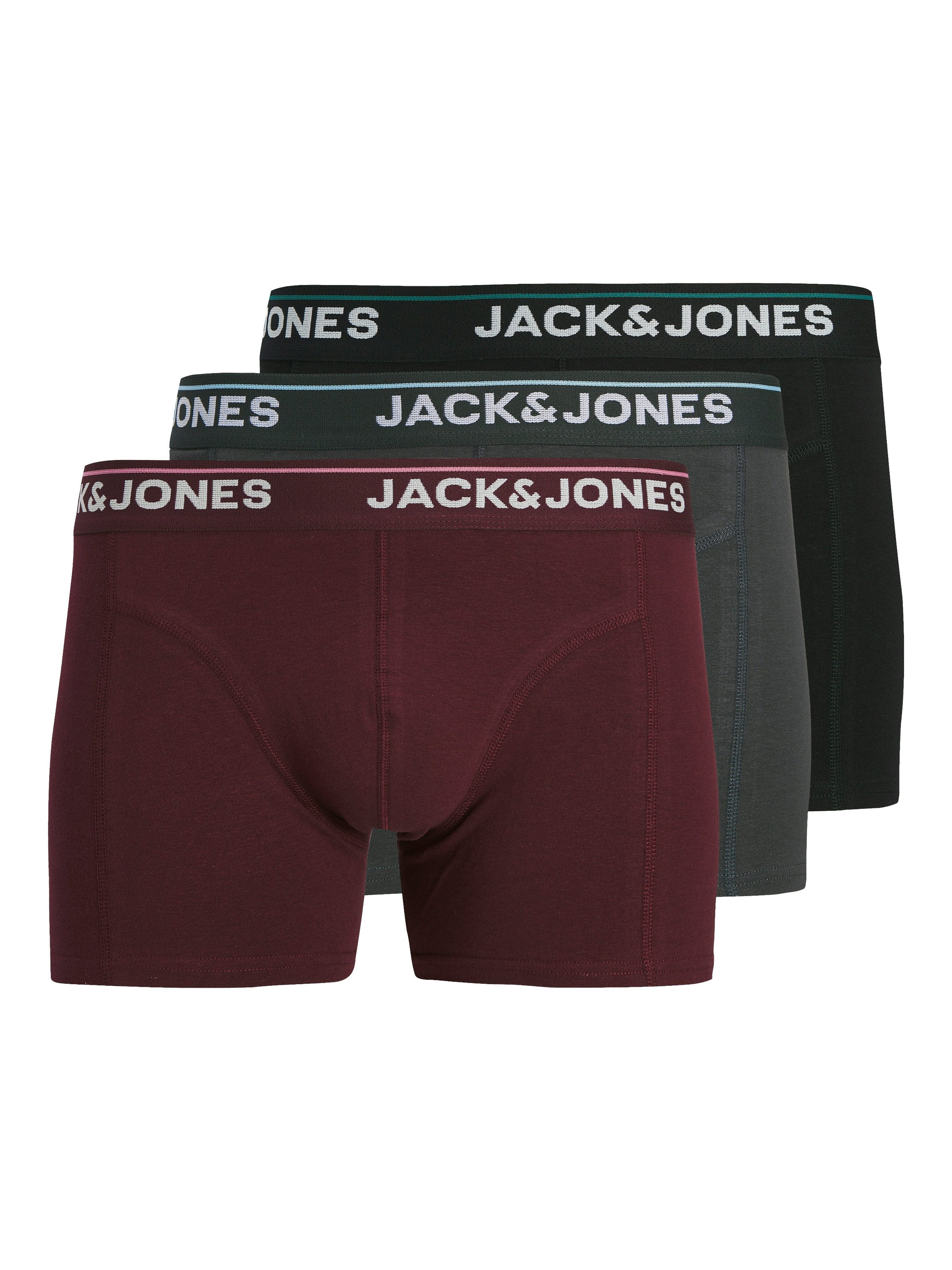 Jack & Jones Trunk JACTIMOTHY SOLID TRUNKS 3 PACK (Packung, 3-St)