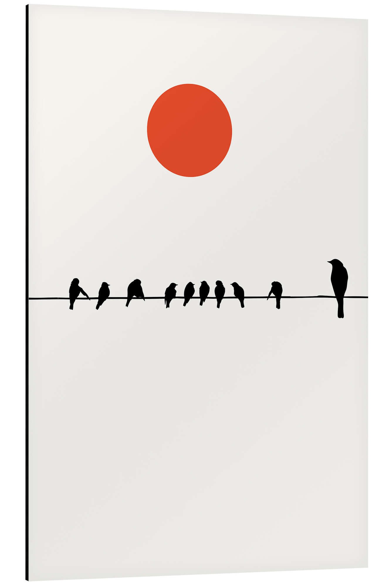 Posterlounge Wandbild Sit and wait, KUBISTIKA, erhältlich als Poster, Leinwandbild, Wandsticker oder Acrylglasbild