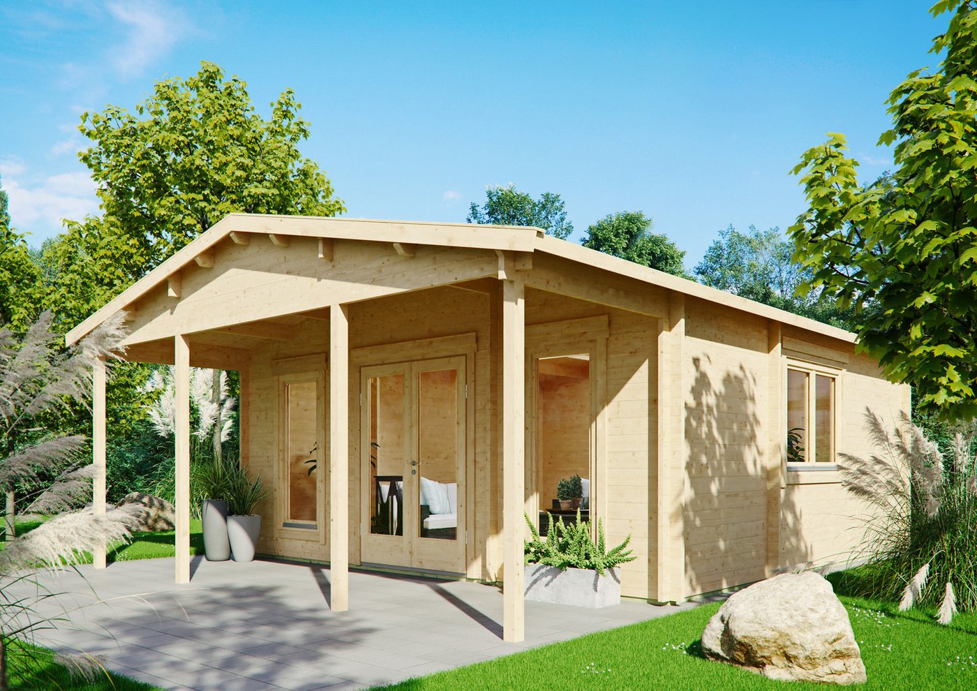 Fjordholz Gartenhaus Julia 44 E