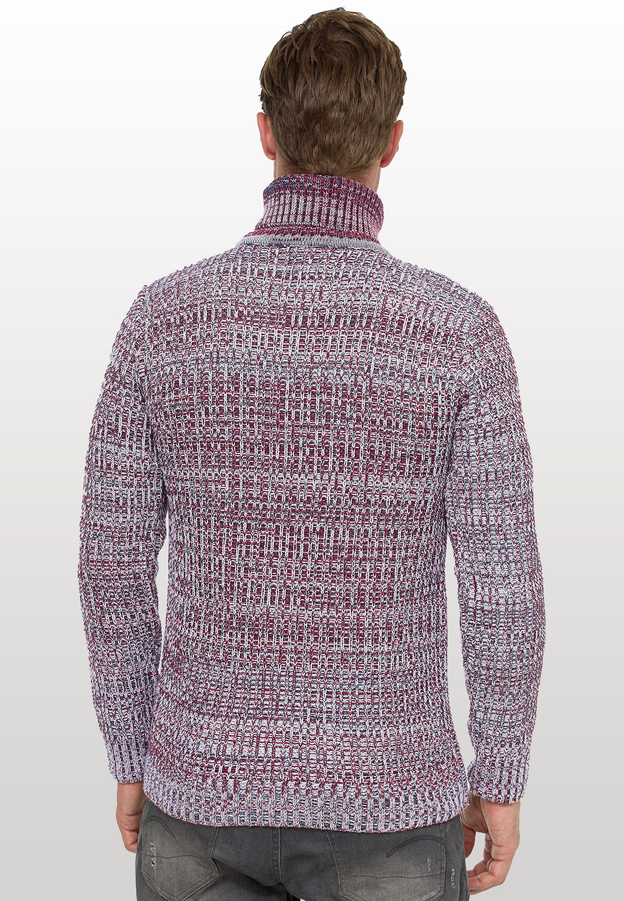 Rusty Neal Rollkragenpullover im angesagten Strickdesign