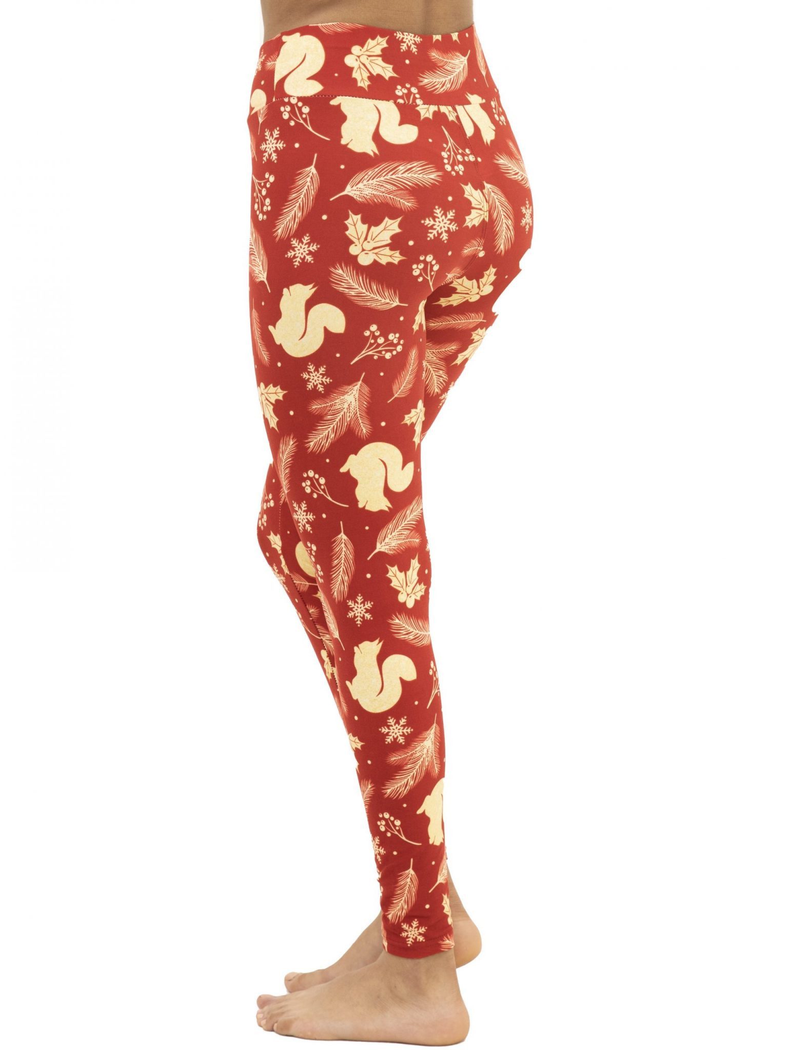 Leggings Park Leggings Super Soft Weihnachtsleggings aus weichem Stoff, Butterweiche (Diese weihnachtlich gestalteten, Leggings bringen den Winterzauber direkt zu Ihnen)