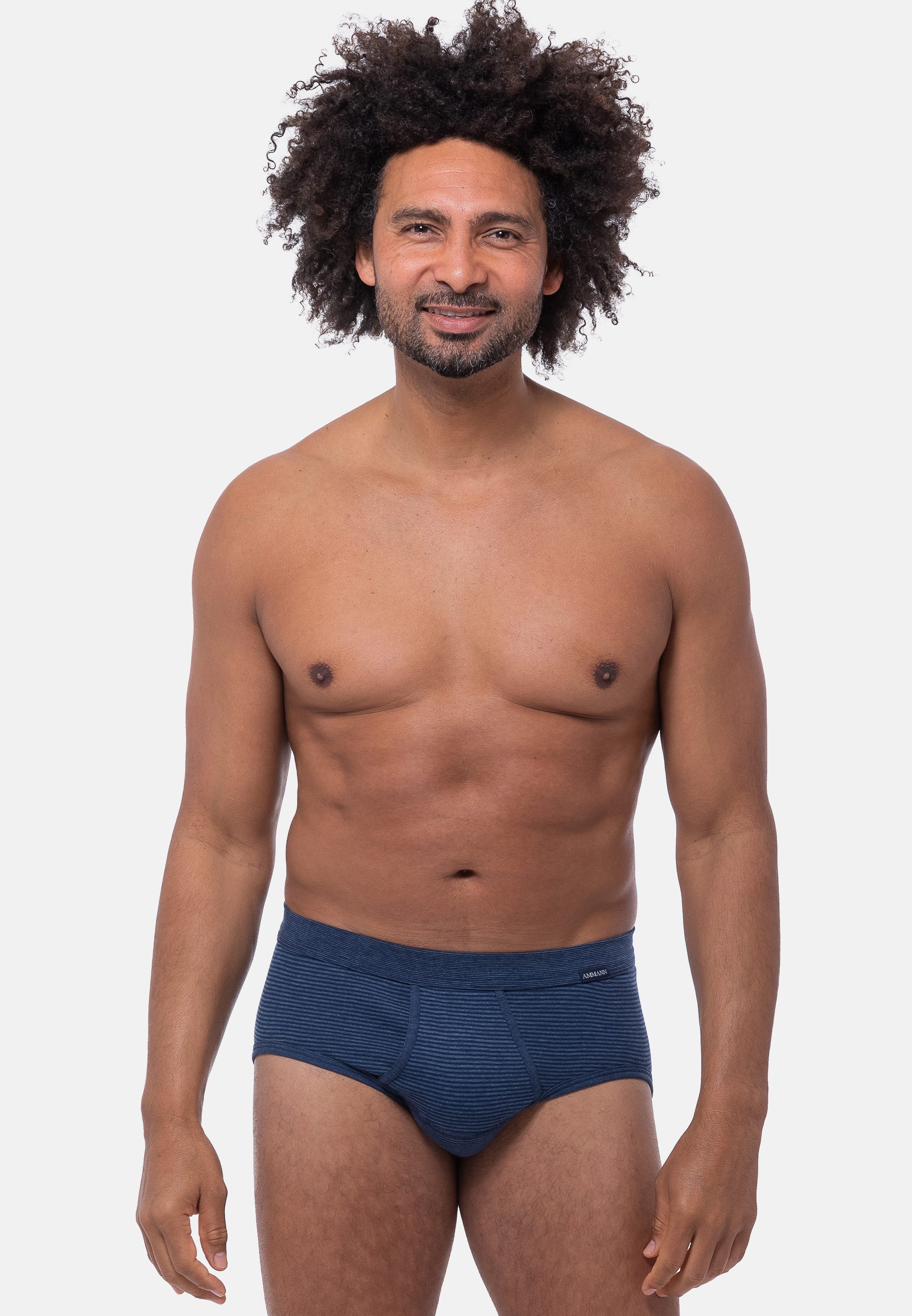Ammann Slip 3er Pack Jeans Feinripp günstig online kaufen
