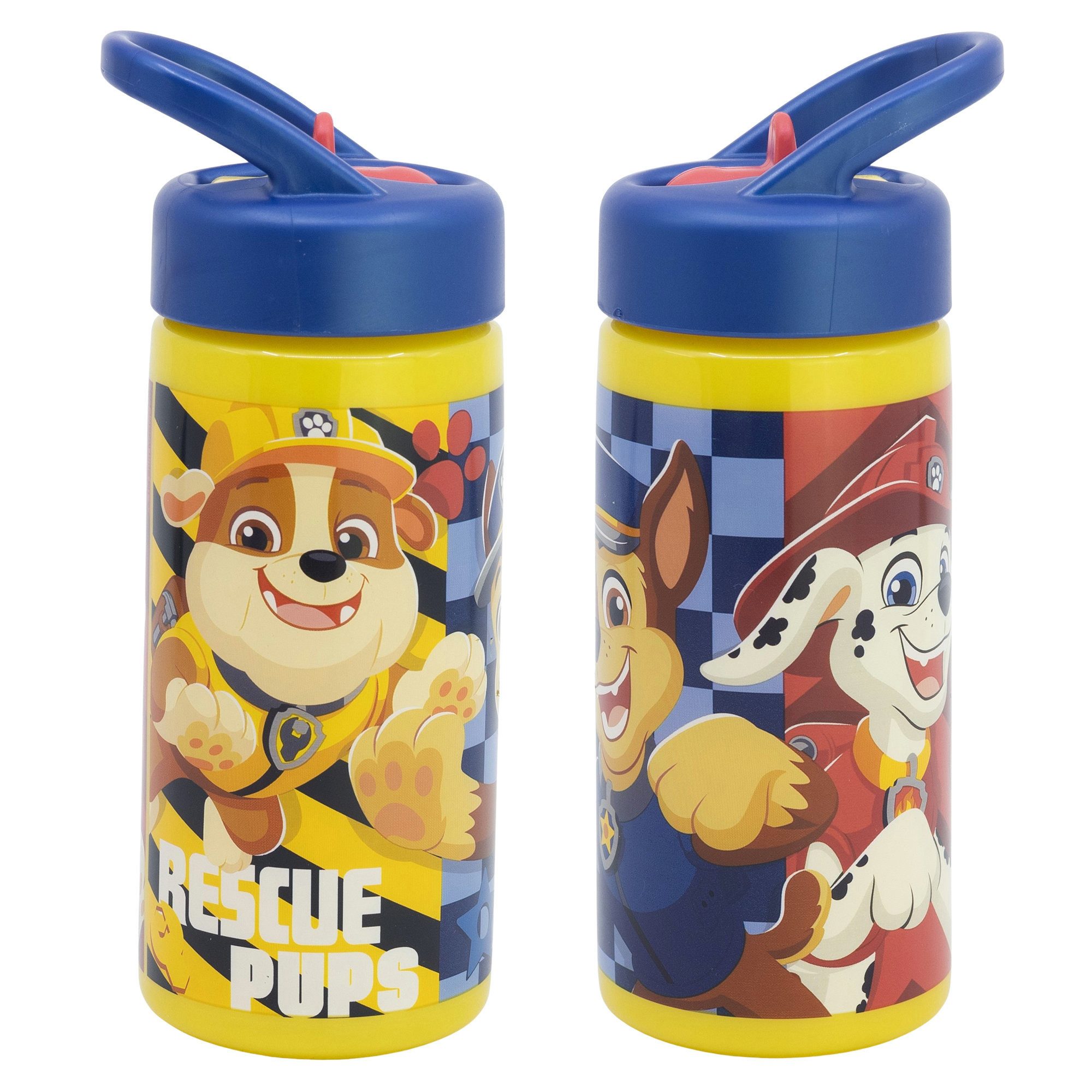 PAW PATROL Trinkflasche Paw Patrol Chase Rubble Marshall Wasserflasche Flasche 410 ml