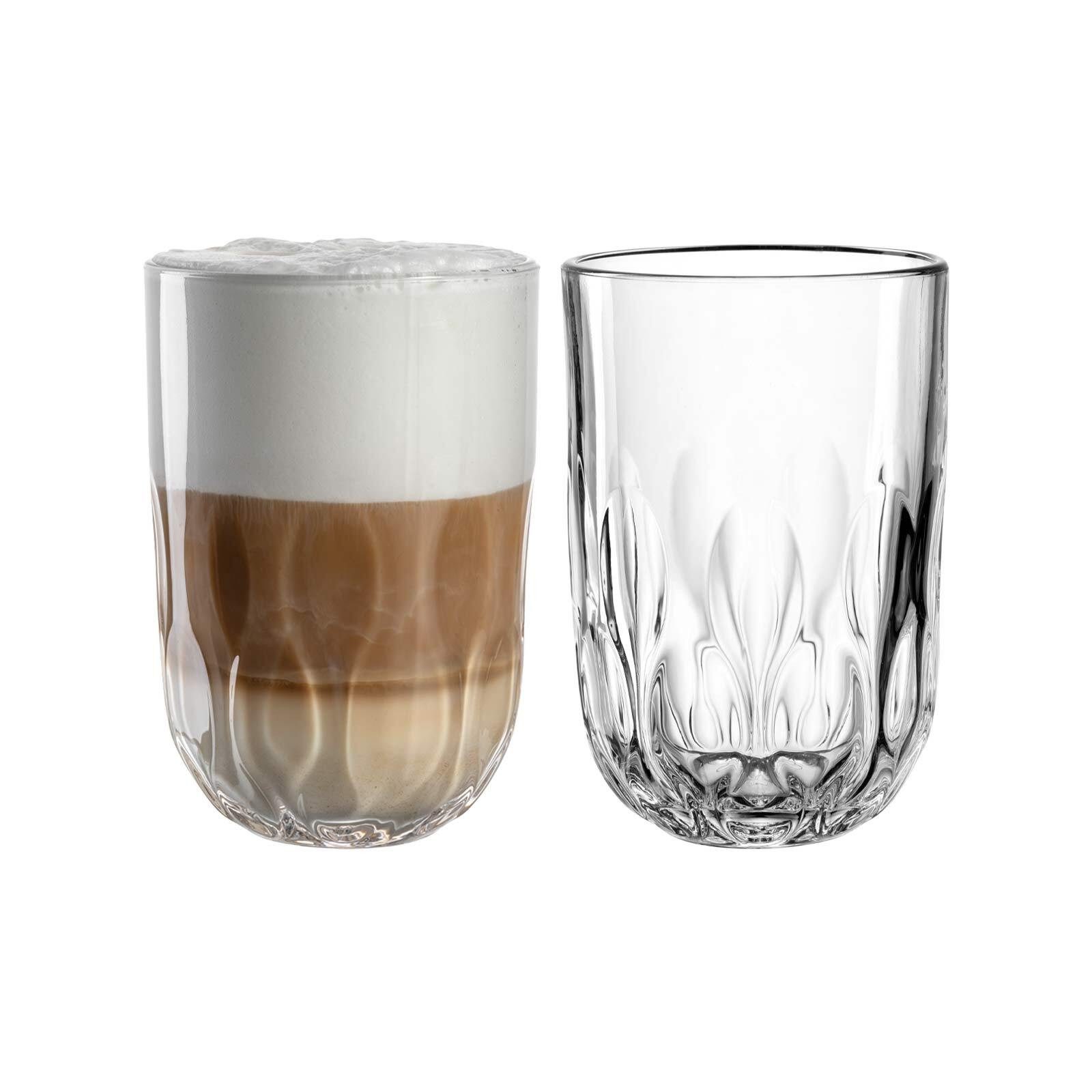 Latte-Macchiato-Glas Gocce Latte Macchiato Gläser (3) 390 ml 2er Set