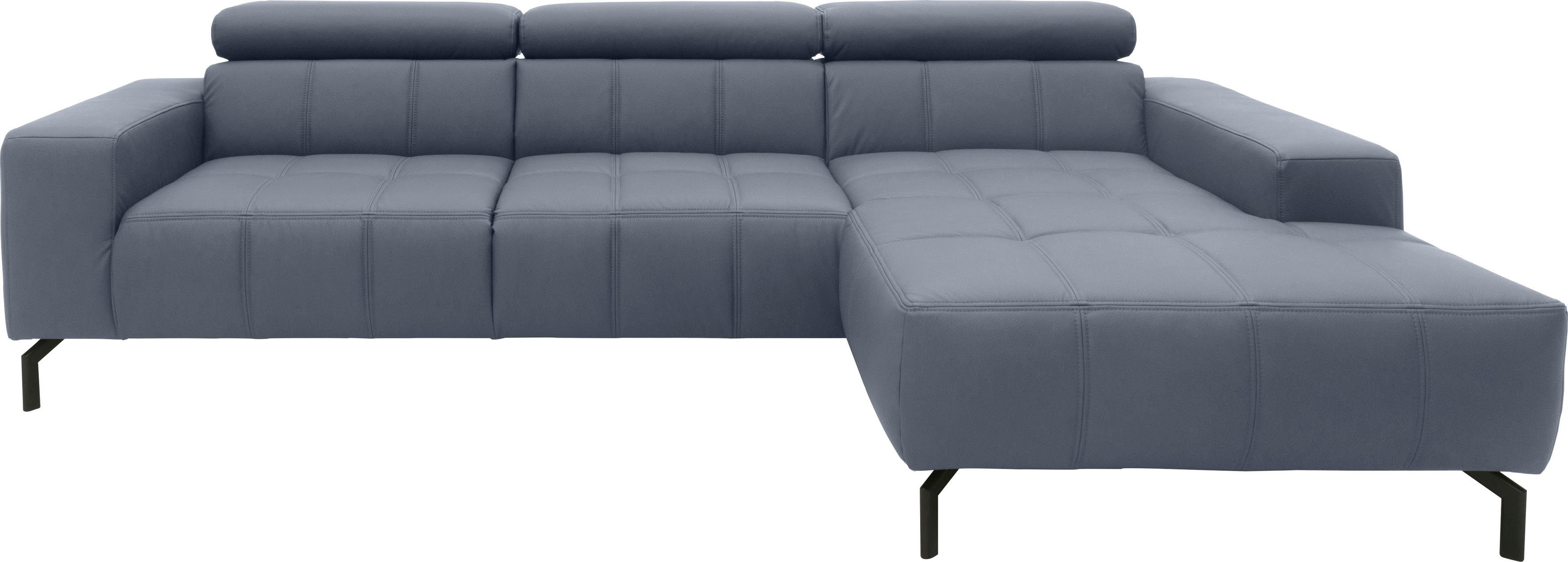 DOMO collection Ecksofa "Cunelli tolle Sitznähte als Designelement, fester günstig online kaufen
