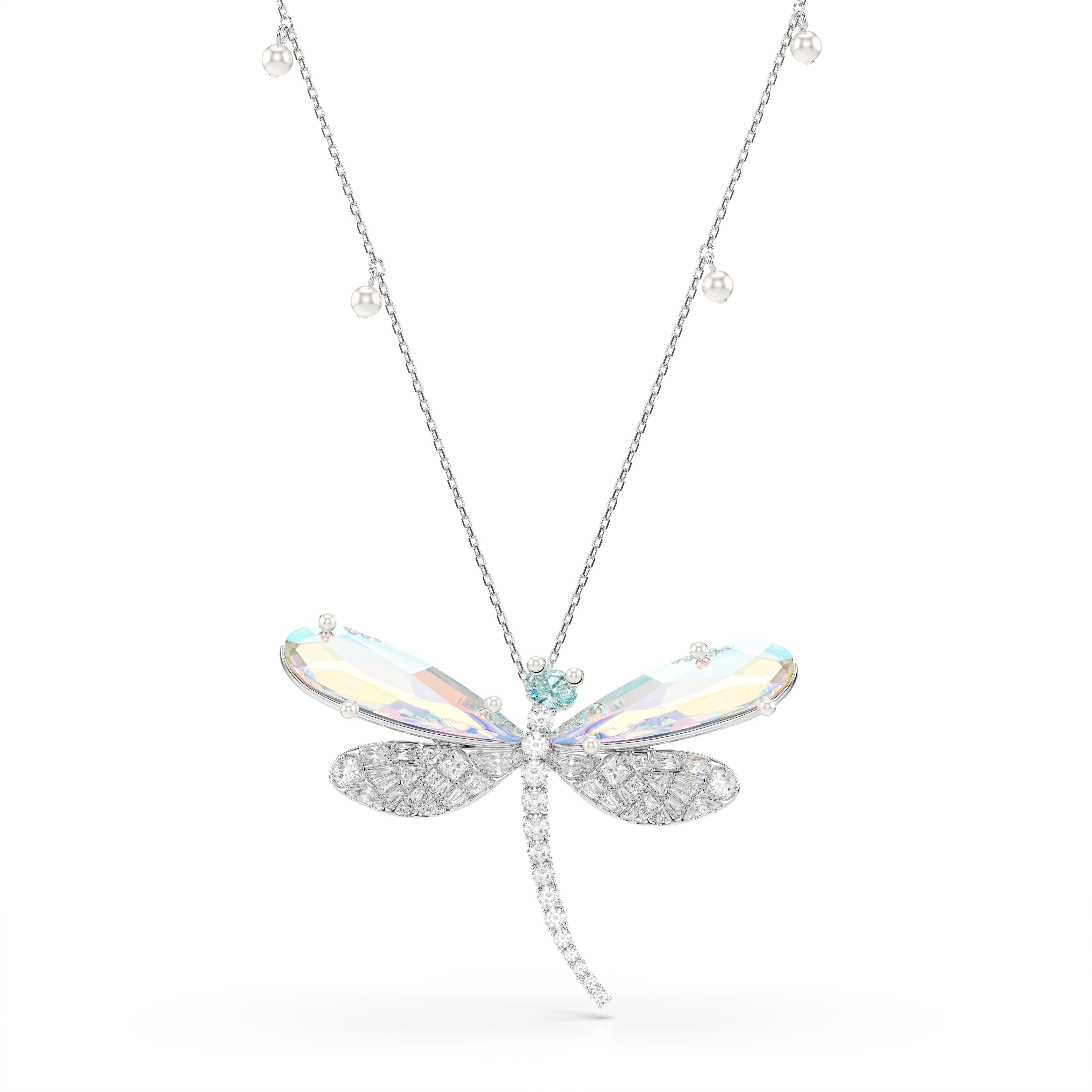Swarovski Kette mit Anhänger Schmuck Geschenk 2026 CAPSULE Halskette Brosche, mit Swarovski® Kristall - mit Swarovski® Perle – Bild 3 von 5