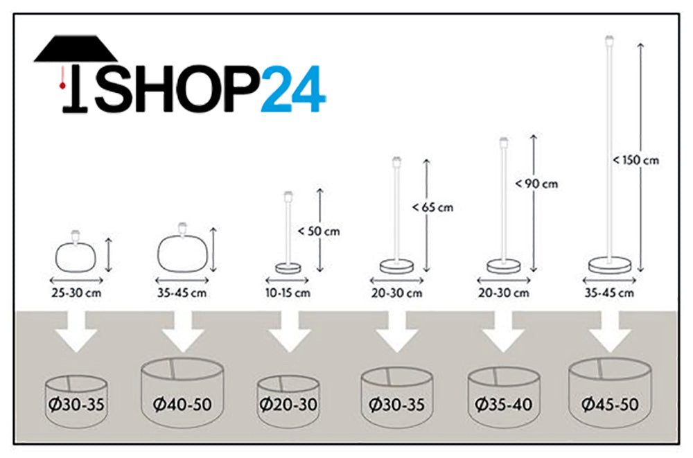 Dirk Davids Leuchten GmbH Lampenschirm Lampenschirm für Tischleuchte in Rec günstig online kaufen