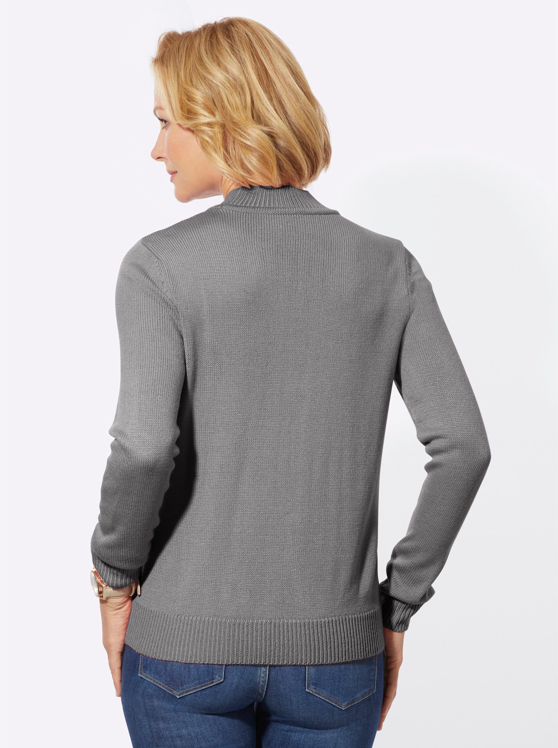 Witt Strickpullover Stehkragenpullover günstig online kaufen