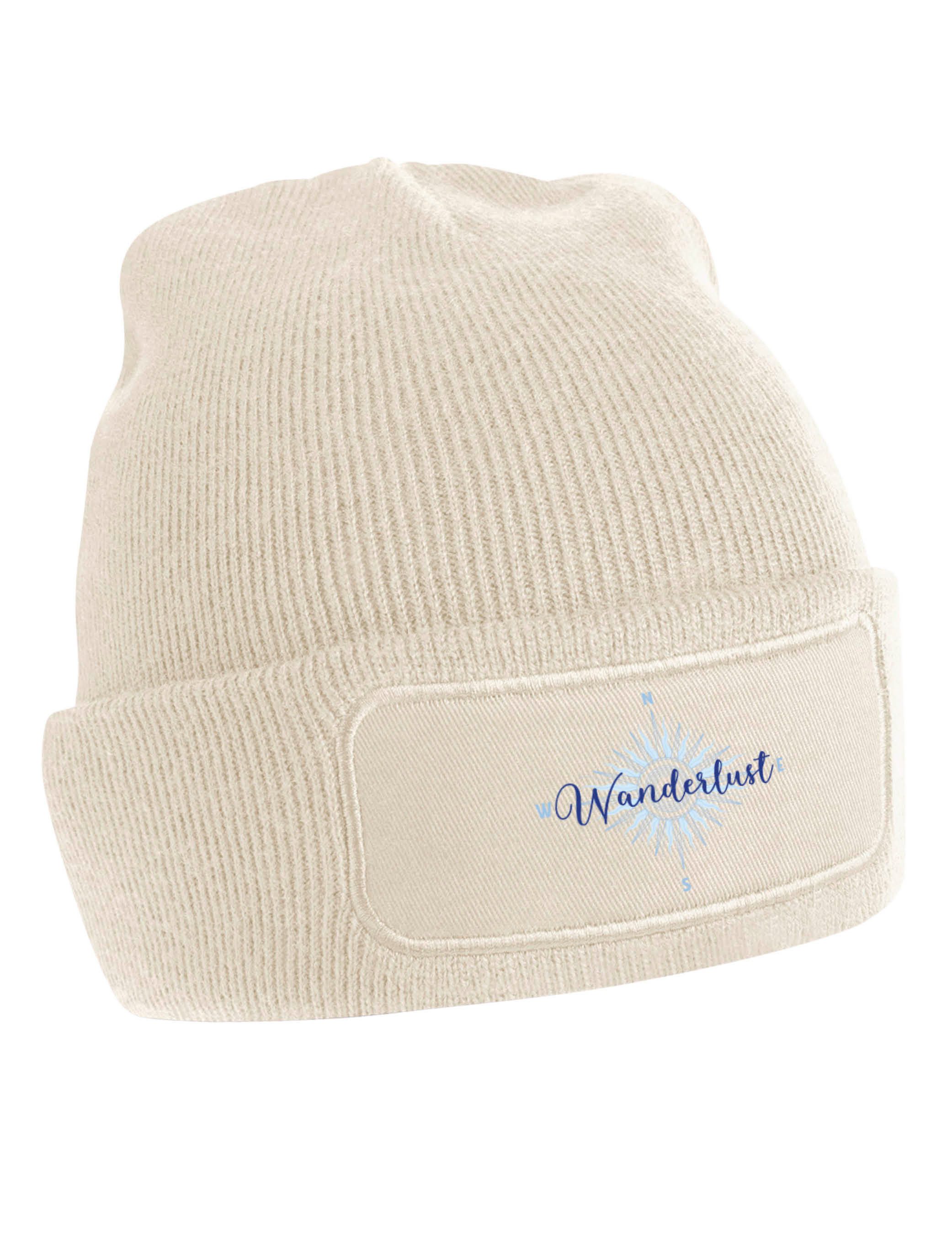 Youth Designz Beanie Unisex Kinder Beanie Mütze "Wanderlust" Natur Print Geschenk mit lustigen Aufdruck für Jungen und Mädchen Statement