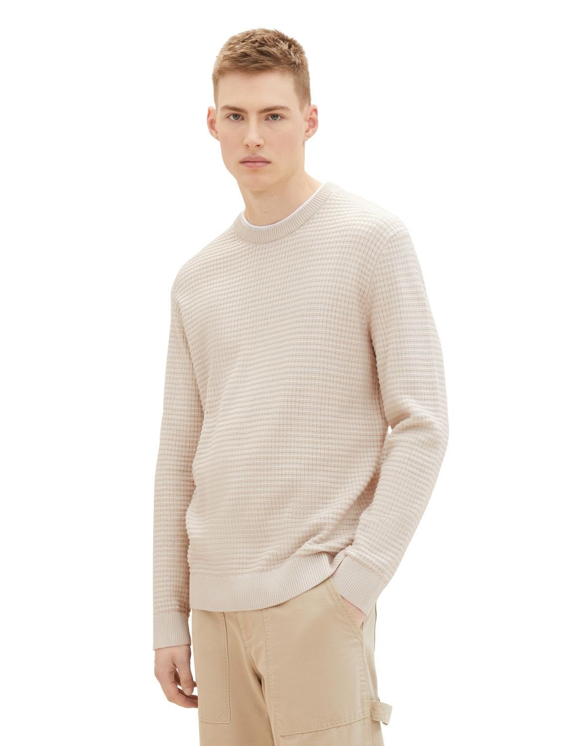 Strickpullover STRUCTURED DOUBLELAYER