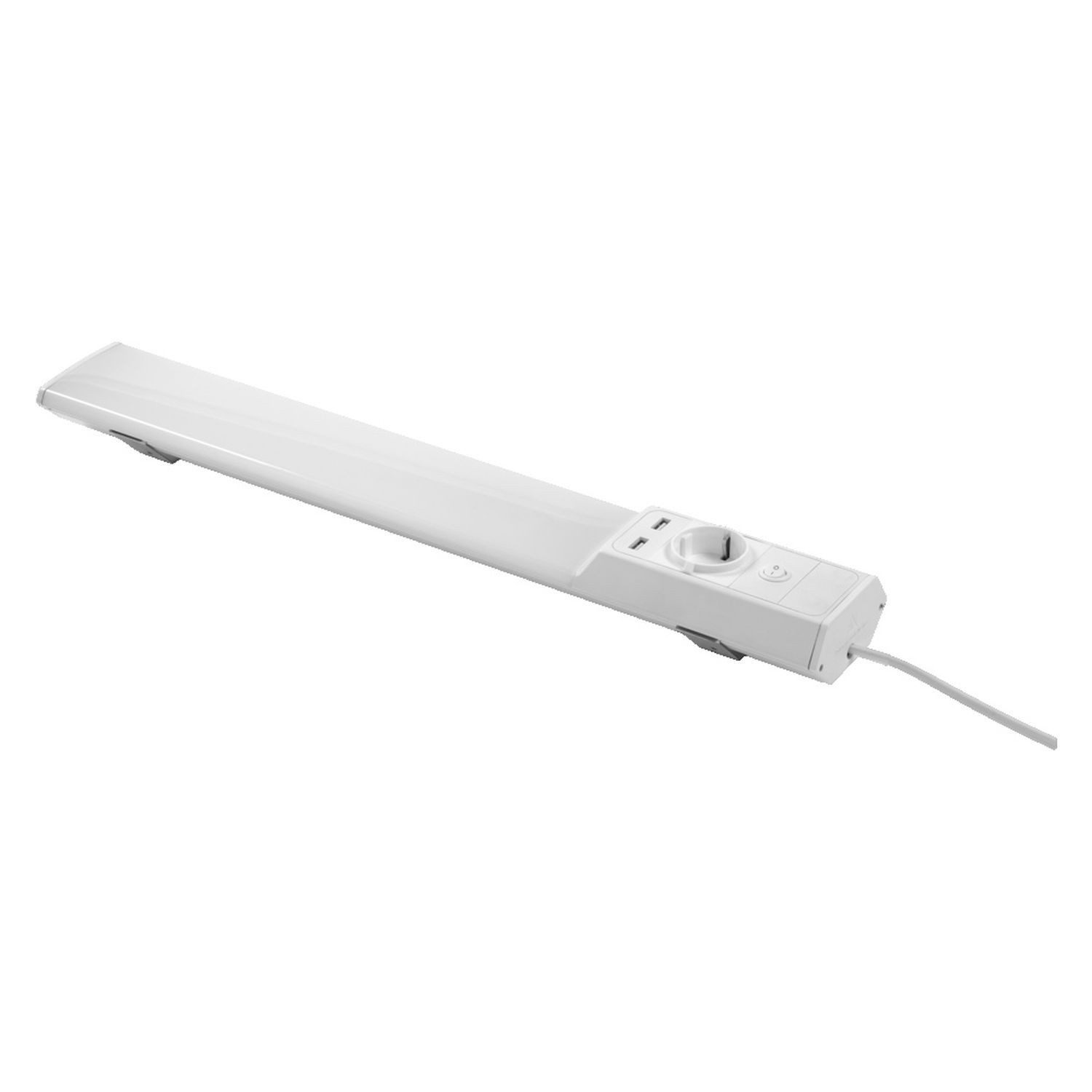 Licht-Erlebnisse Wandleuchte LORESAD, LED fest integriert, Neutralweiß, LED 4000 K 800 lm B: 54 cm länglich Modern Wandleuchte