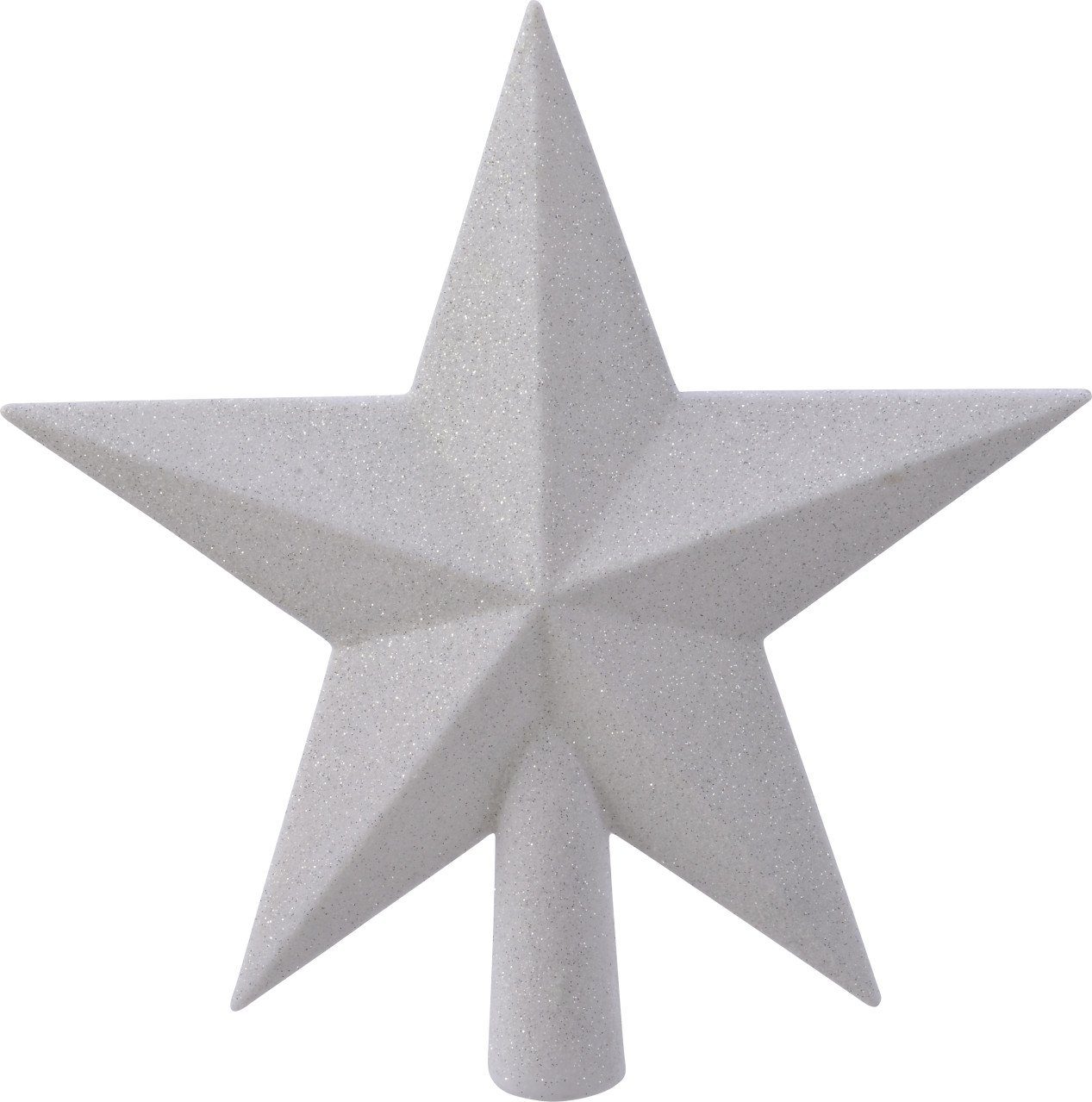 Kaemingk Christbaumschmuck Kaemingk Tannenbaumspitze winterweiß bruchfest